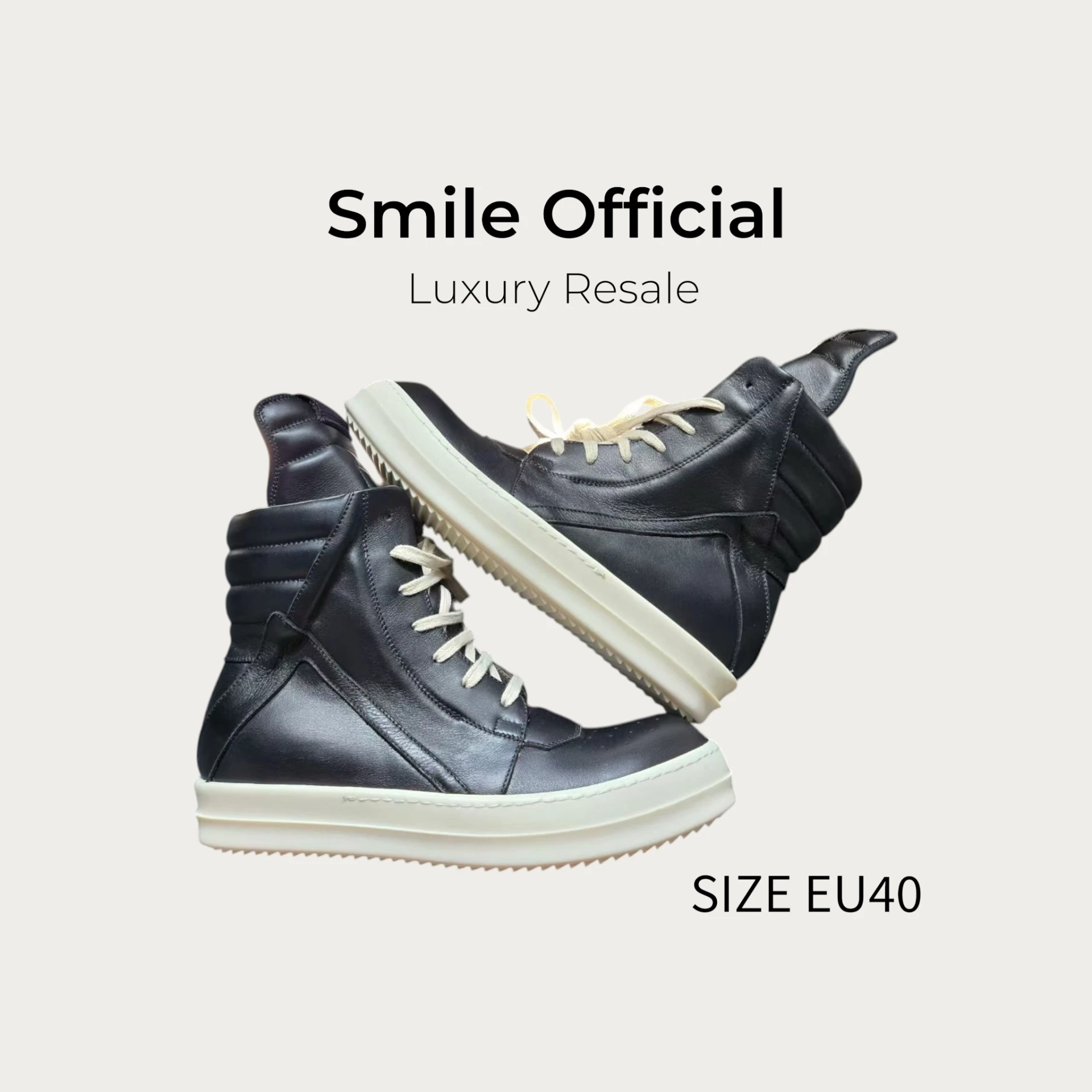 Rick Owens 二手精品｜Ramones 鞋款、服飾與配件｜SMILE OFFICIAL