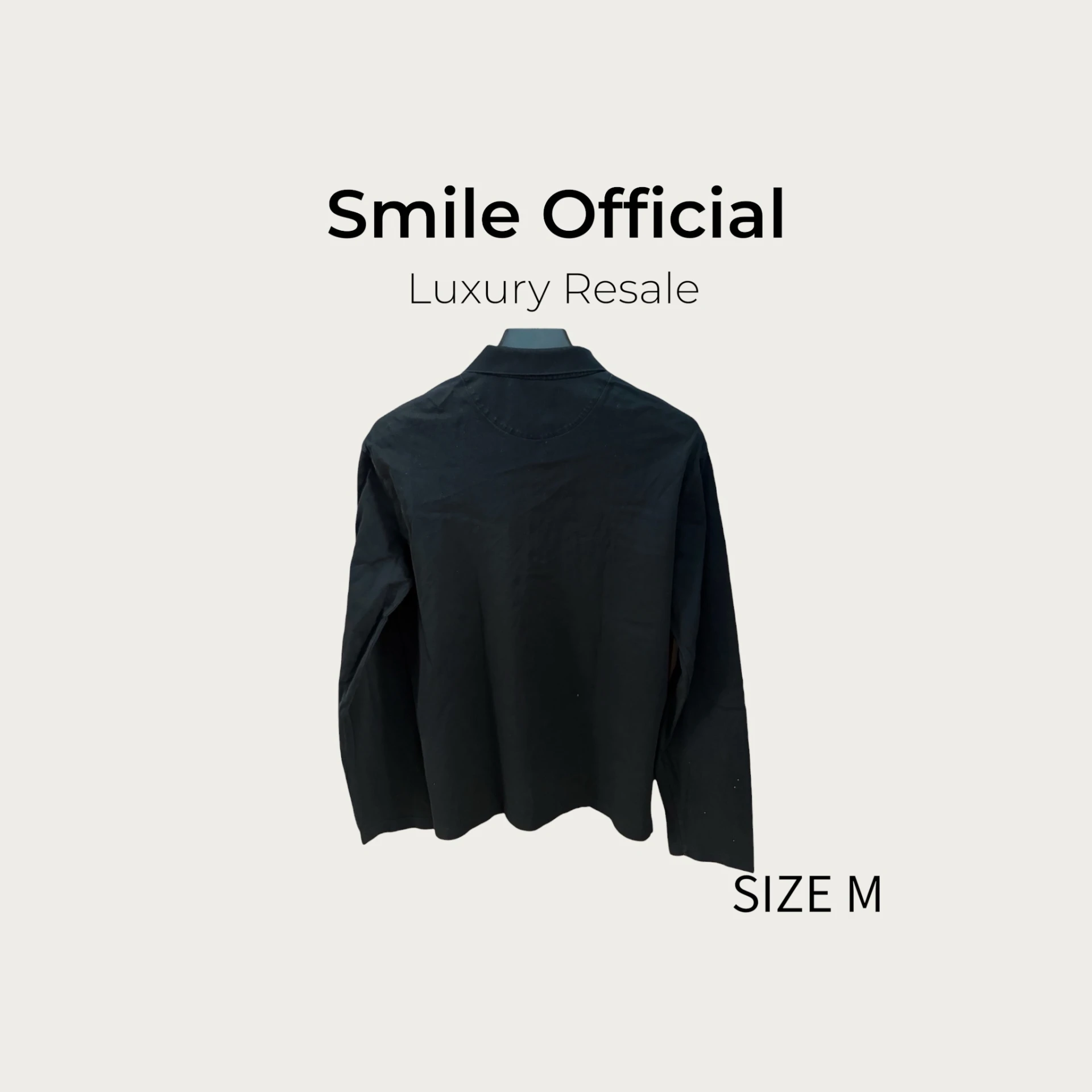 [SMILE] Prada 三角標長袖Polo衫