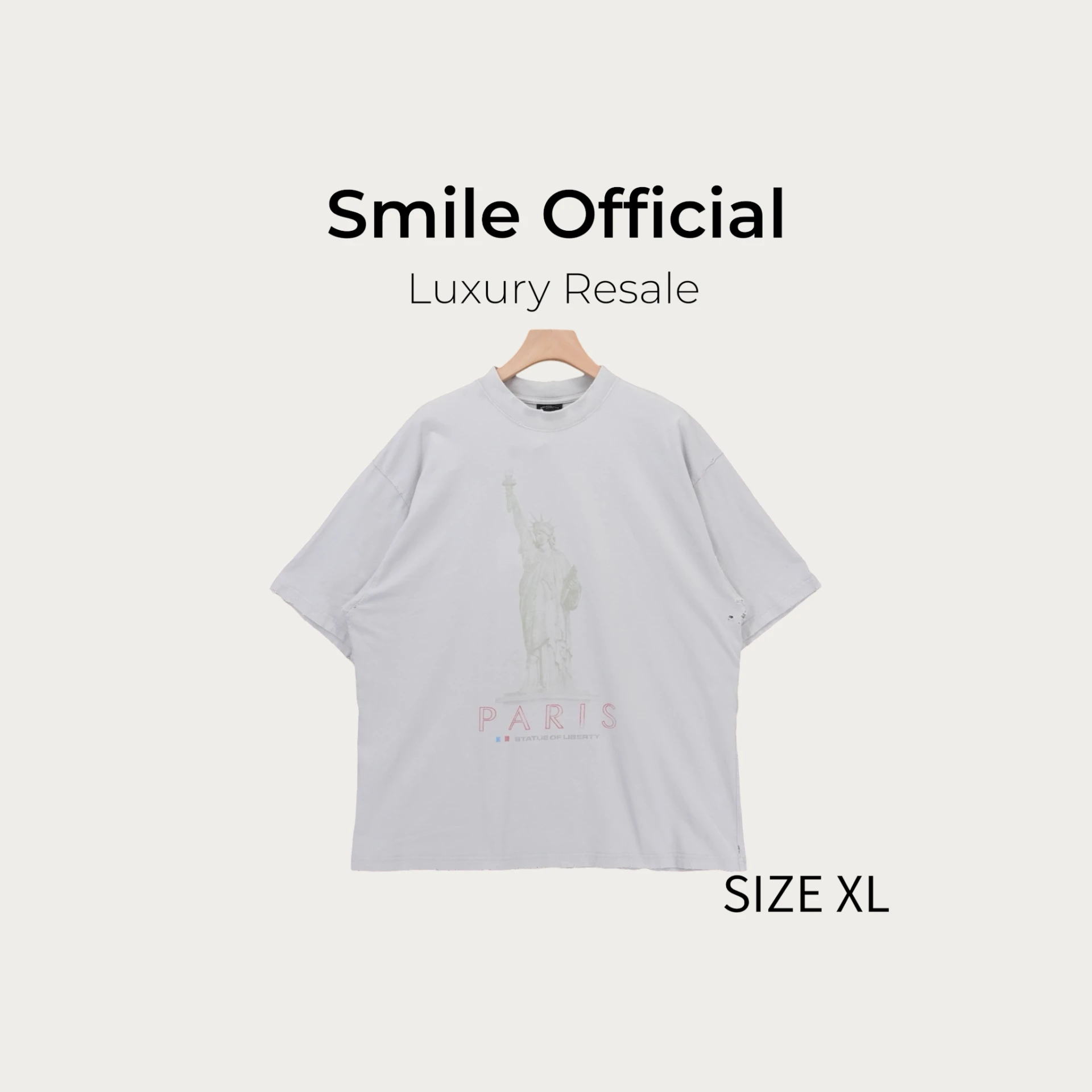 [SMILE] Balenciaga巴黎世家 24ss 自由女神像短袖