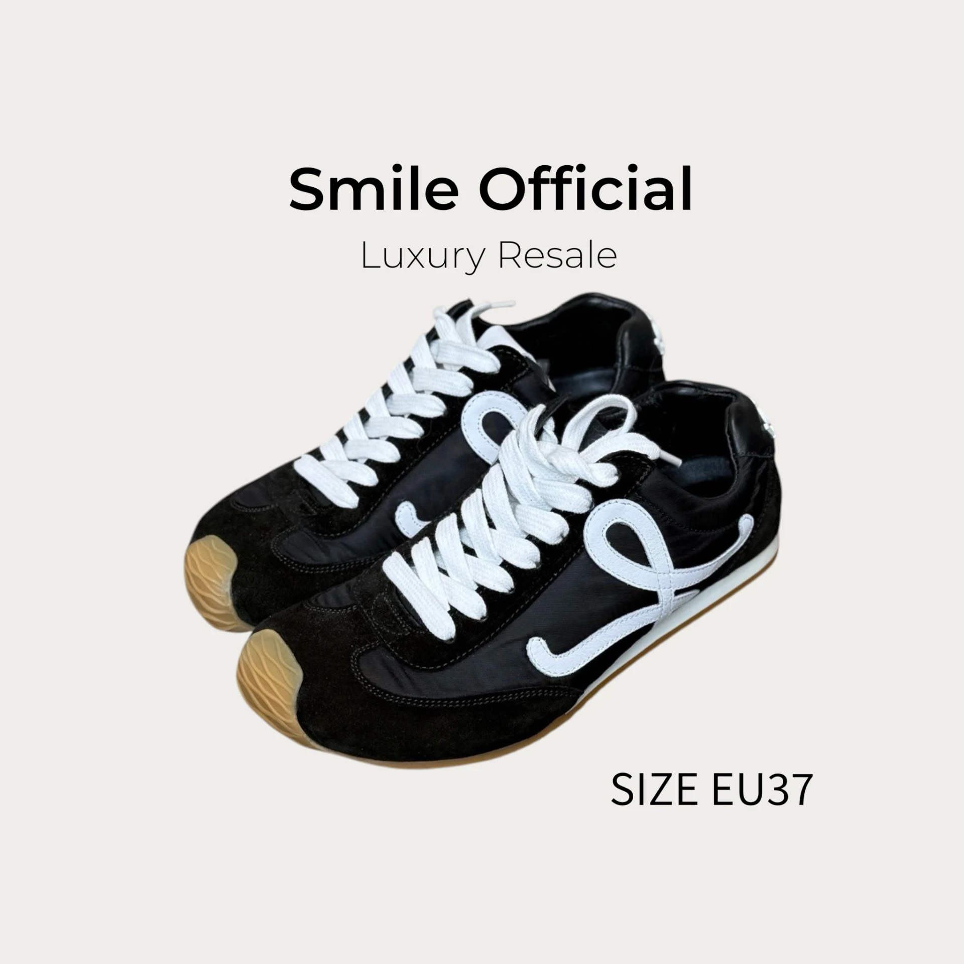 [SMILE] Loewe Ballet Runner 2.0 黑色德訓鞋