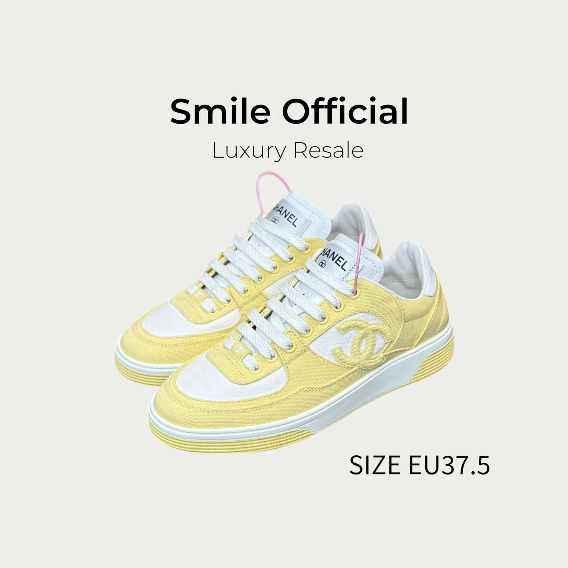 [SMILE] 香奈兒Chanel 24C 雙C小雞黃板鞋