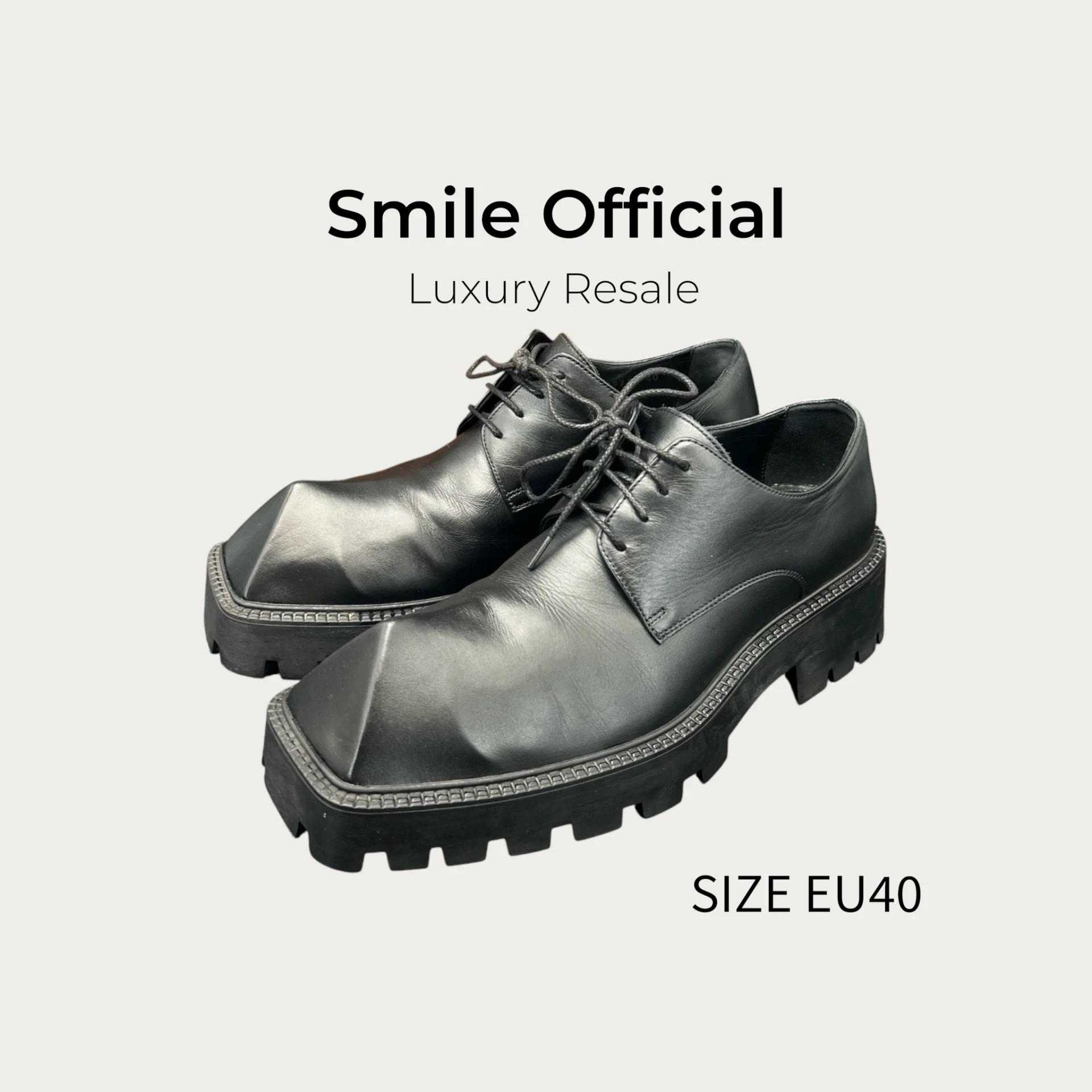 [SMILE] BALENCIAGA 巴黎世家 犀牛德比鞋