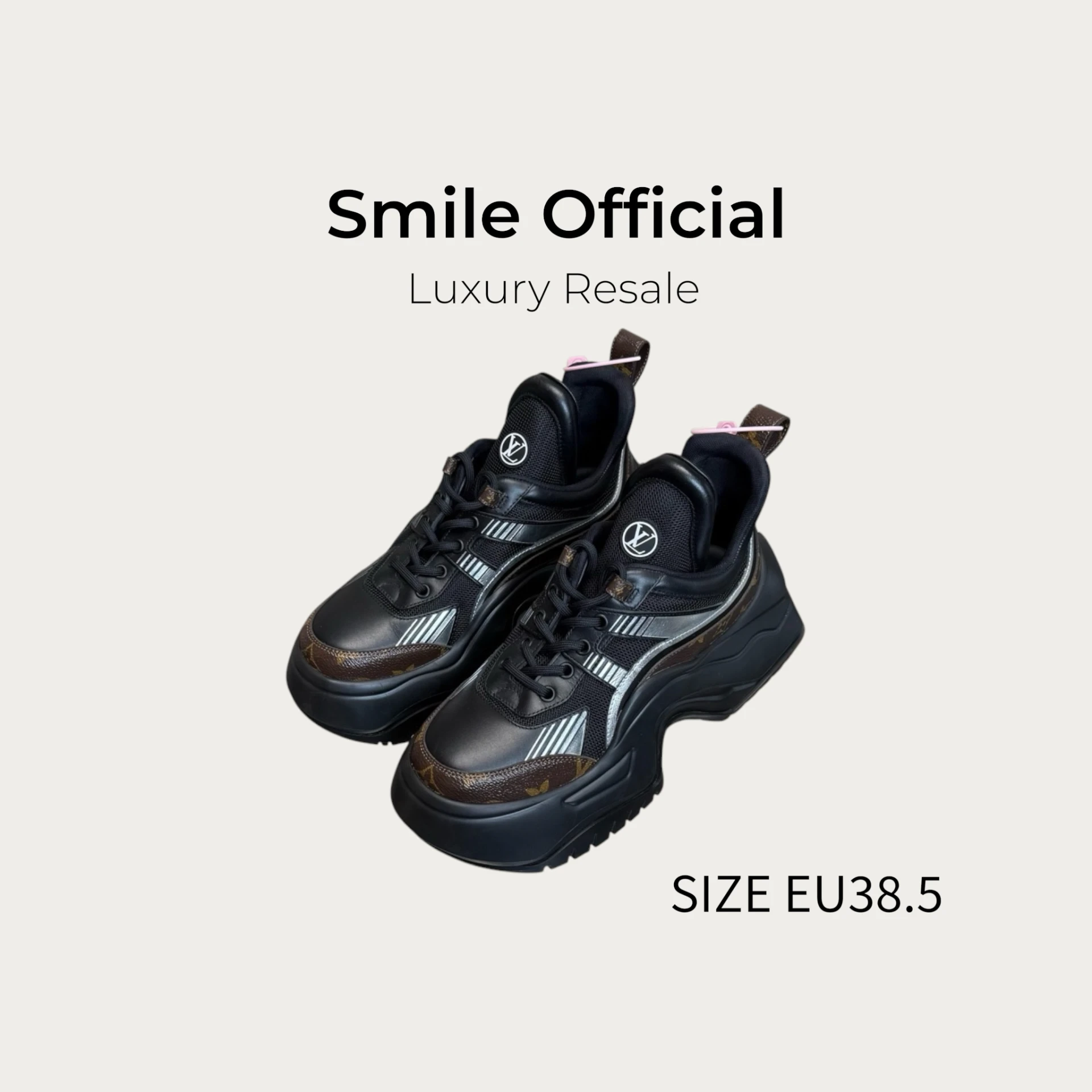 [SMILE] LV Louis Vuitton Archlight 2.0 黑老花老爹鞋