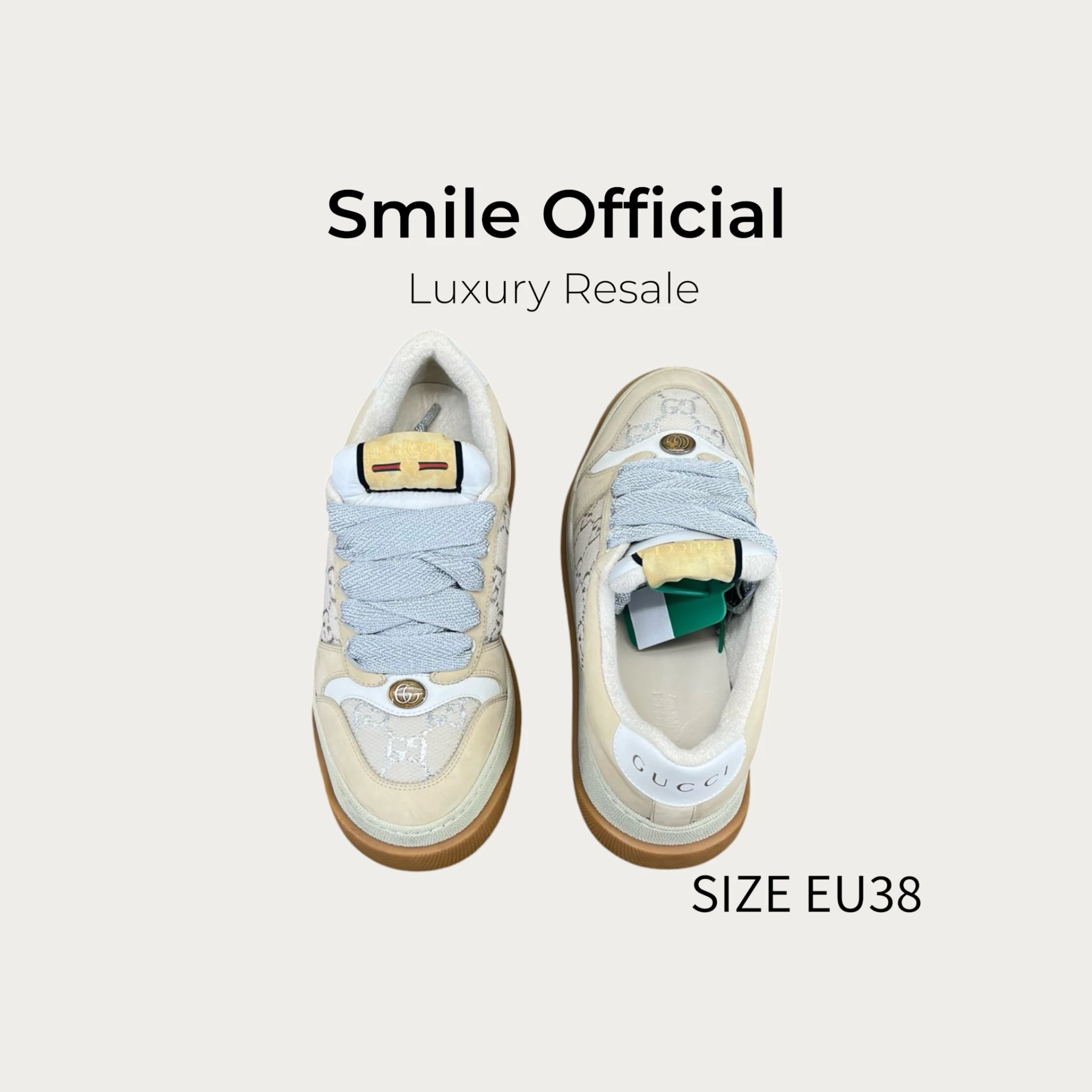 [SMILE] gucci 胖丁 米色 髒髒鞋