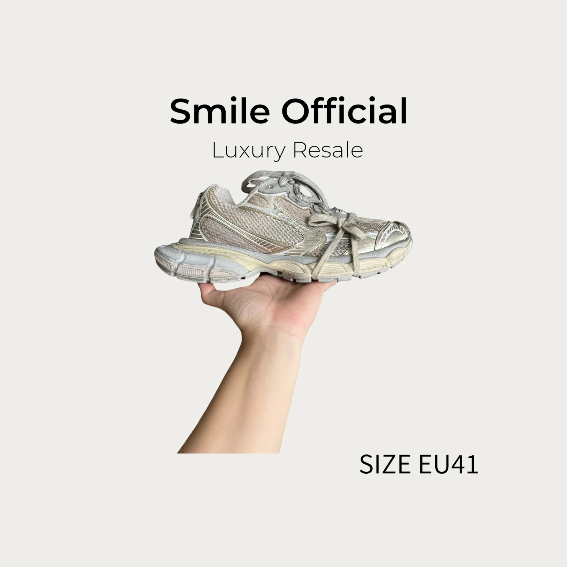 [SMILE] BALENCIAGA 巴黎世家 3xl 米色