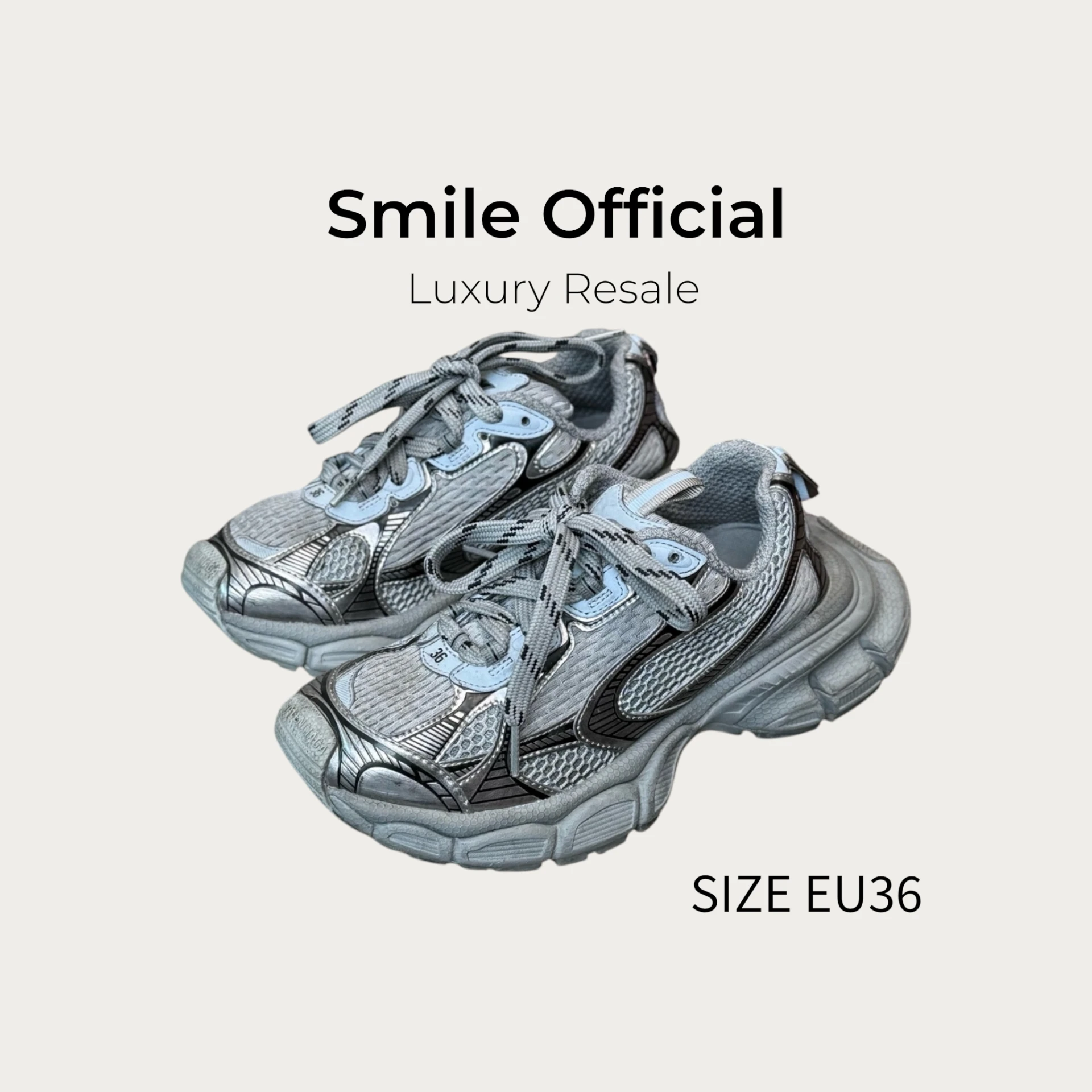 [SMILE] 巴黎世家Balenciaga 3XL灰黑