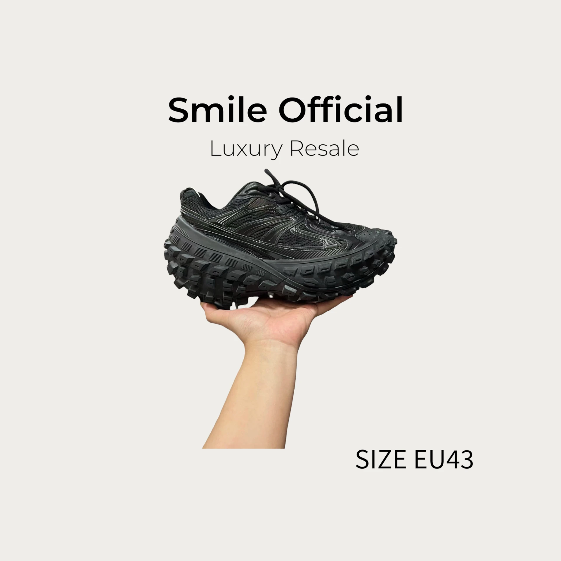 [SMILE] BALENCIAGA 巴黎世家 輪胎鞋 黑色