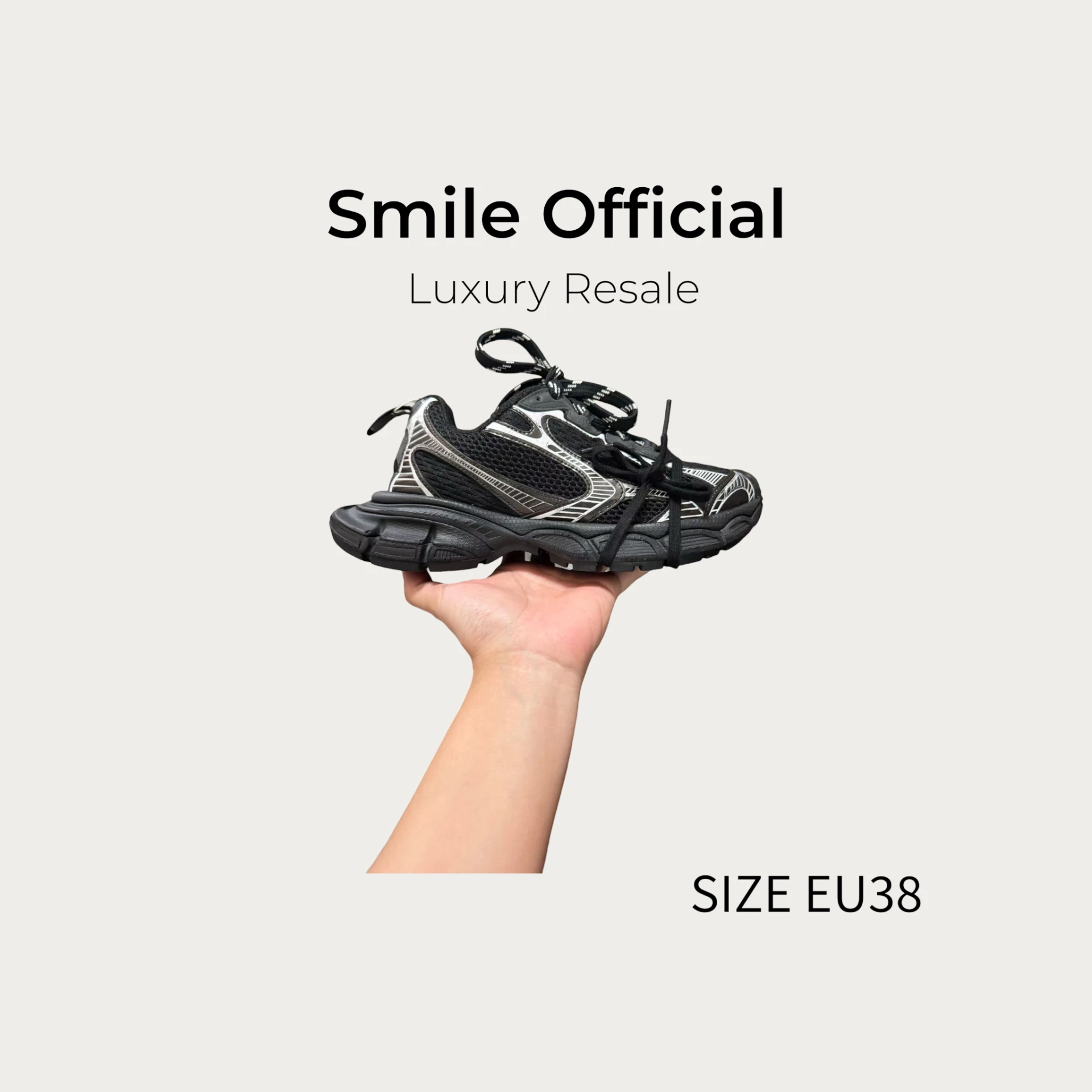 [SMILE] BALENCIAGA 巴黎世家 3xl 黑銀