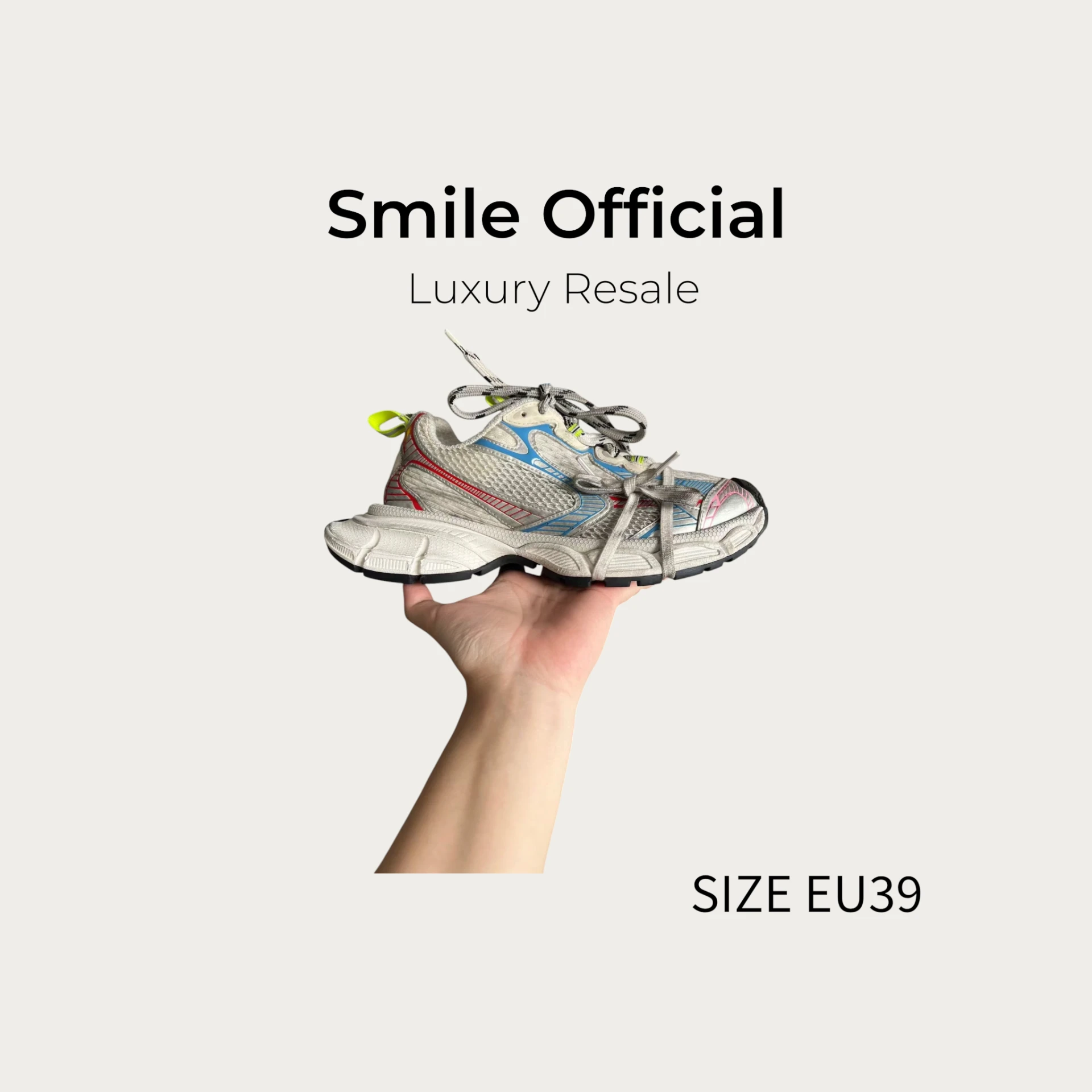 [SMILE] BALENCIAGA 巴黎世家 3xl 彩虹