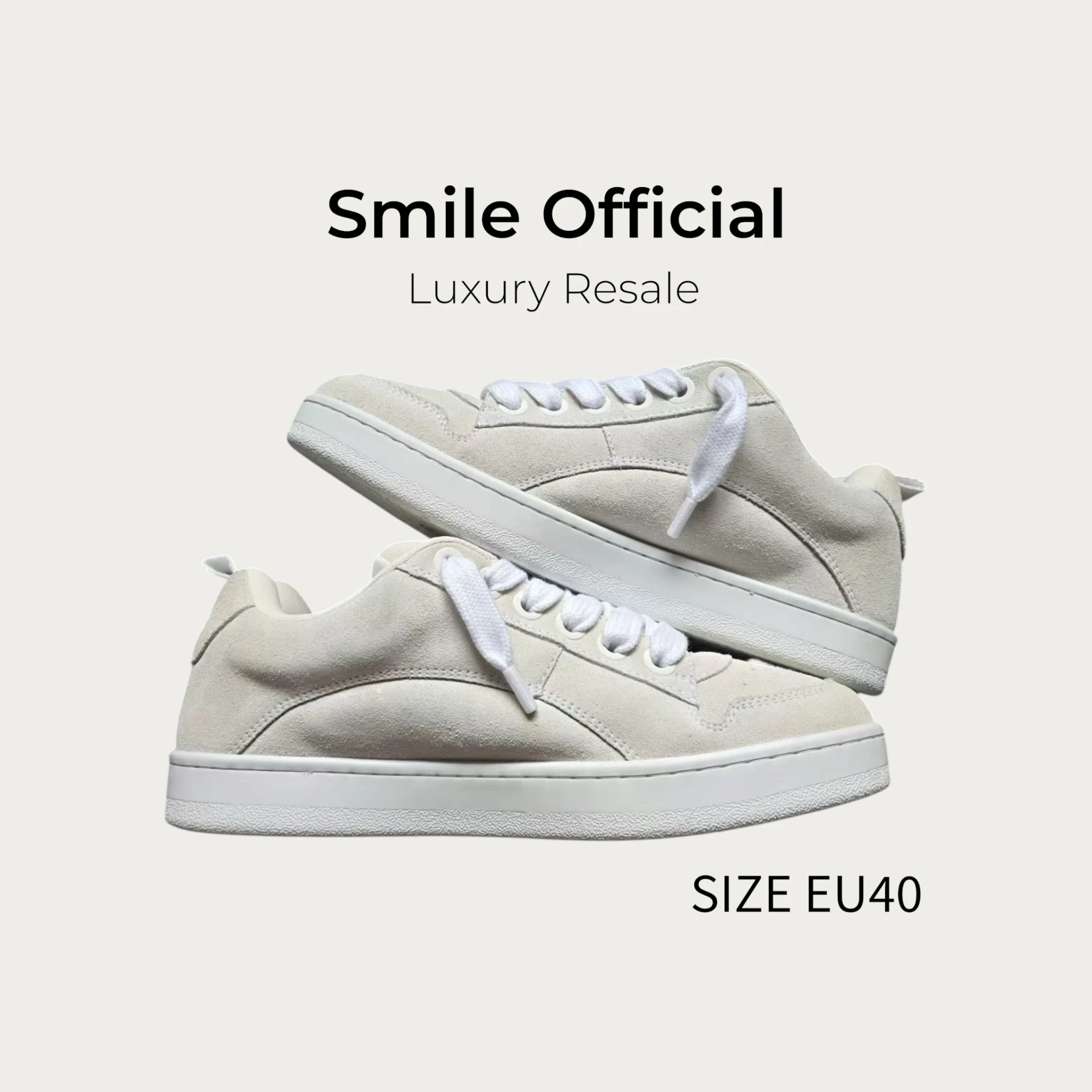 [SMILE] CELINE 白棕麵包鞋