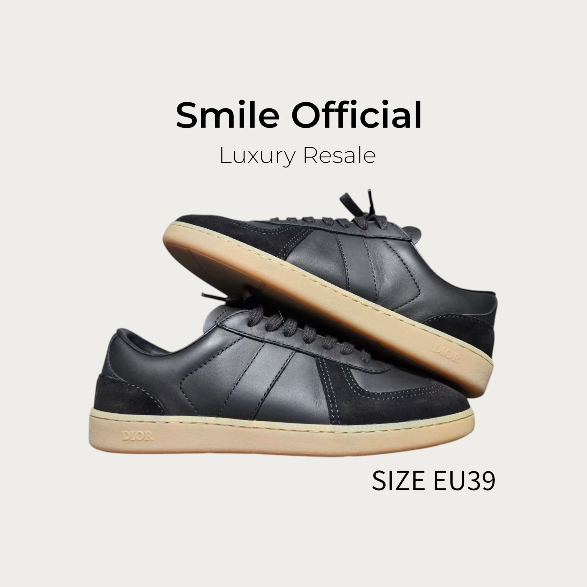 [SMILE] DIOR B01 黑 休閒鞋