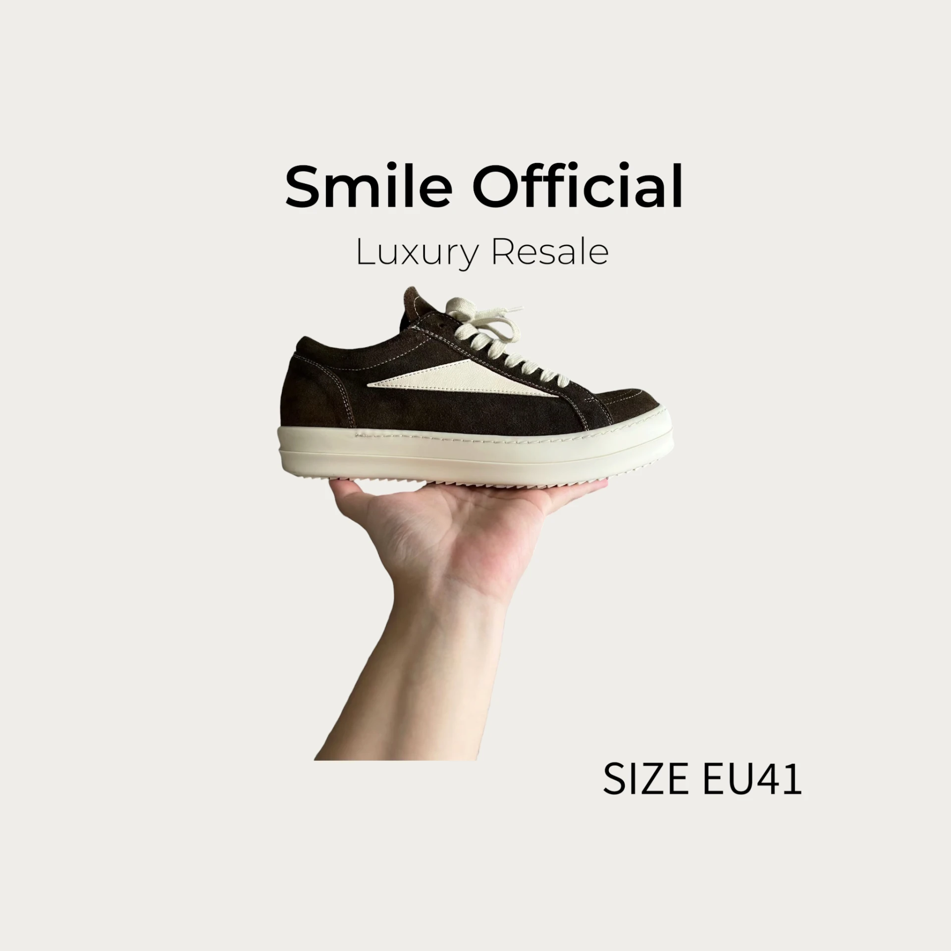 [SMILE]rick owens ro 侵權 麂皮 板鞋