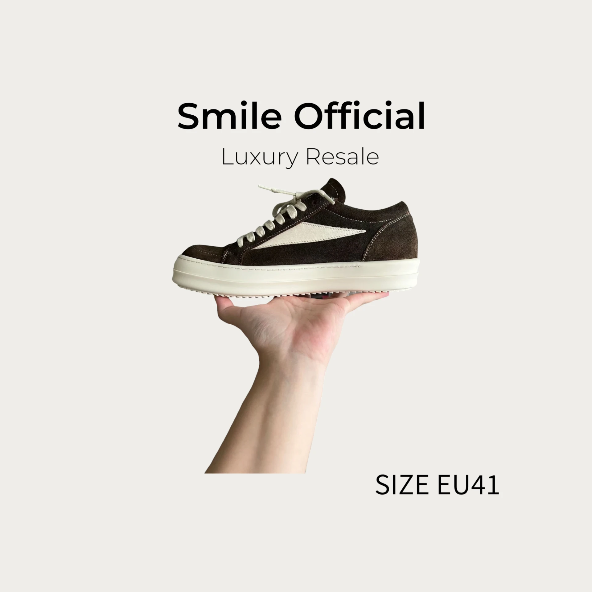 [SMILE]rick owens ro 侵權 麂皮 板鞋