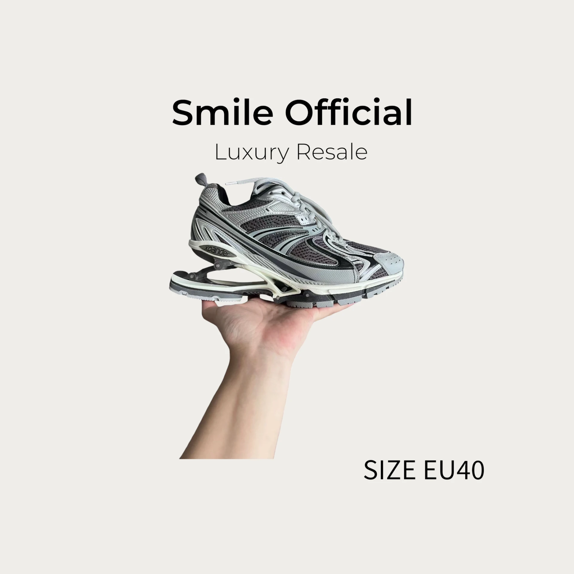 [SMILE] BALENCIAGA 巴黎世家 x-pander 彈簧鞋 灰色