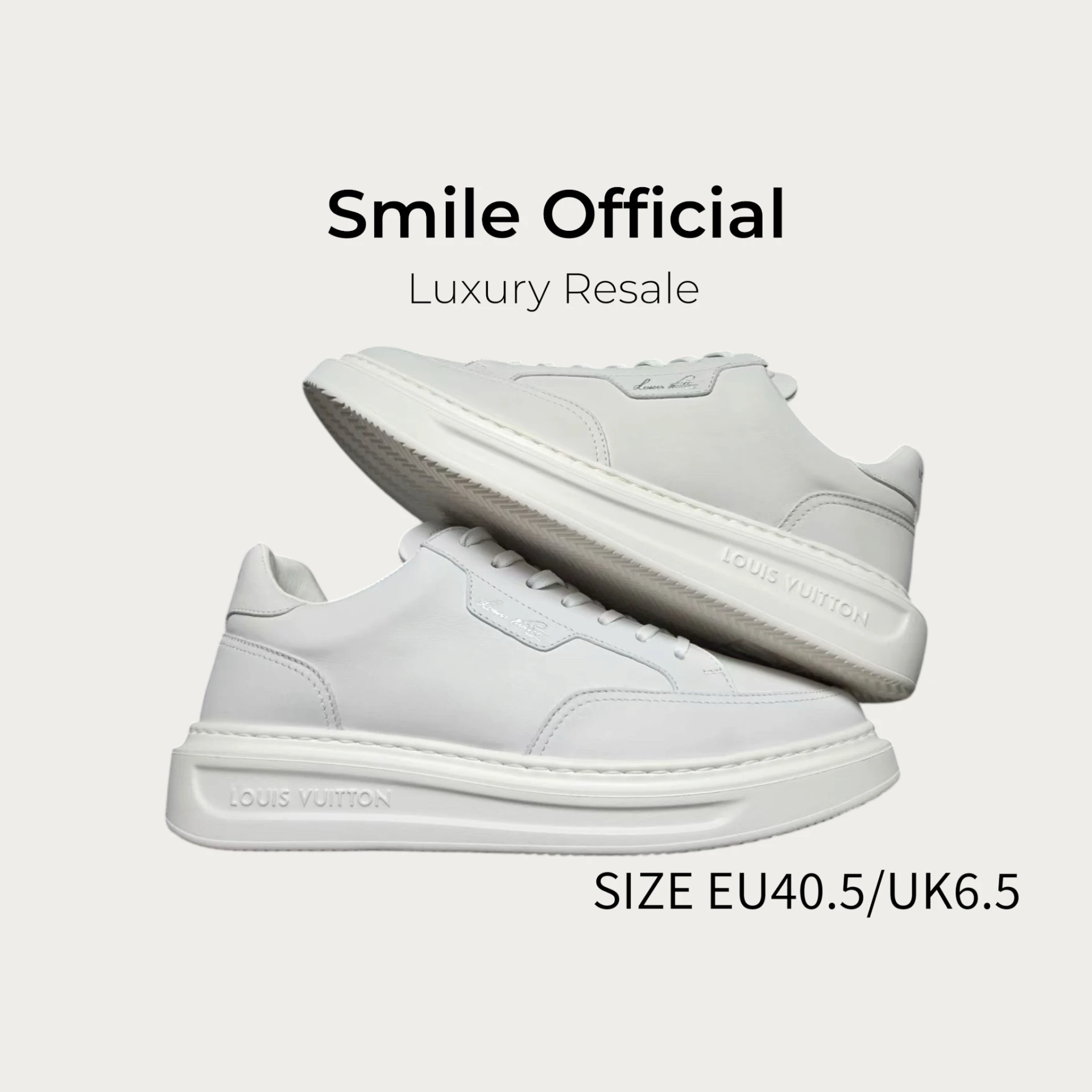 [SMILE] LOUIS VUITTON LV BEVERLY HILLS 新款白logo小白鞋