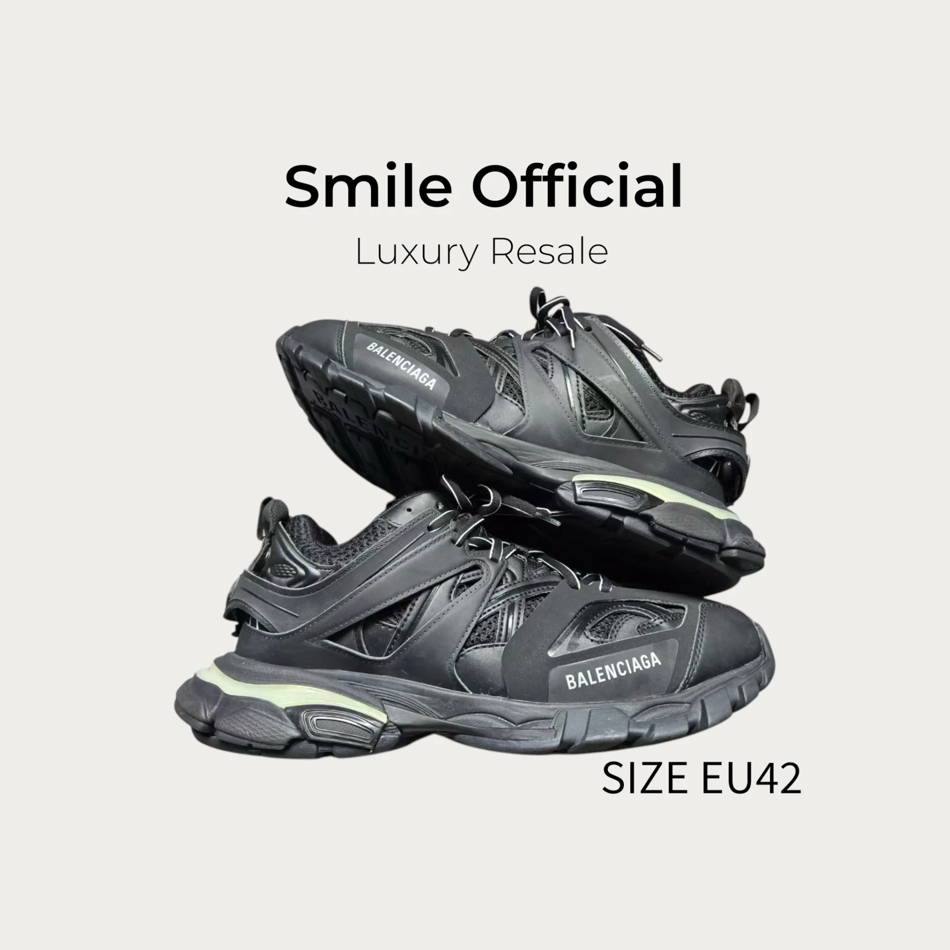 [SMILE] 巴黎世家BALENCIAGA TRACK LED黑