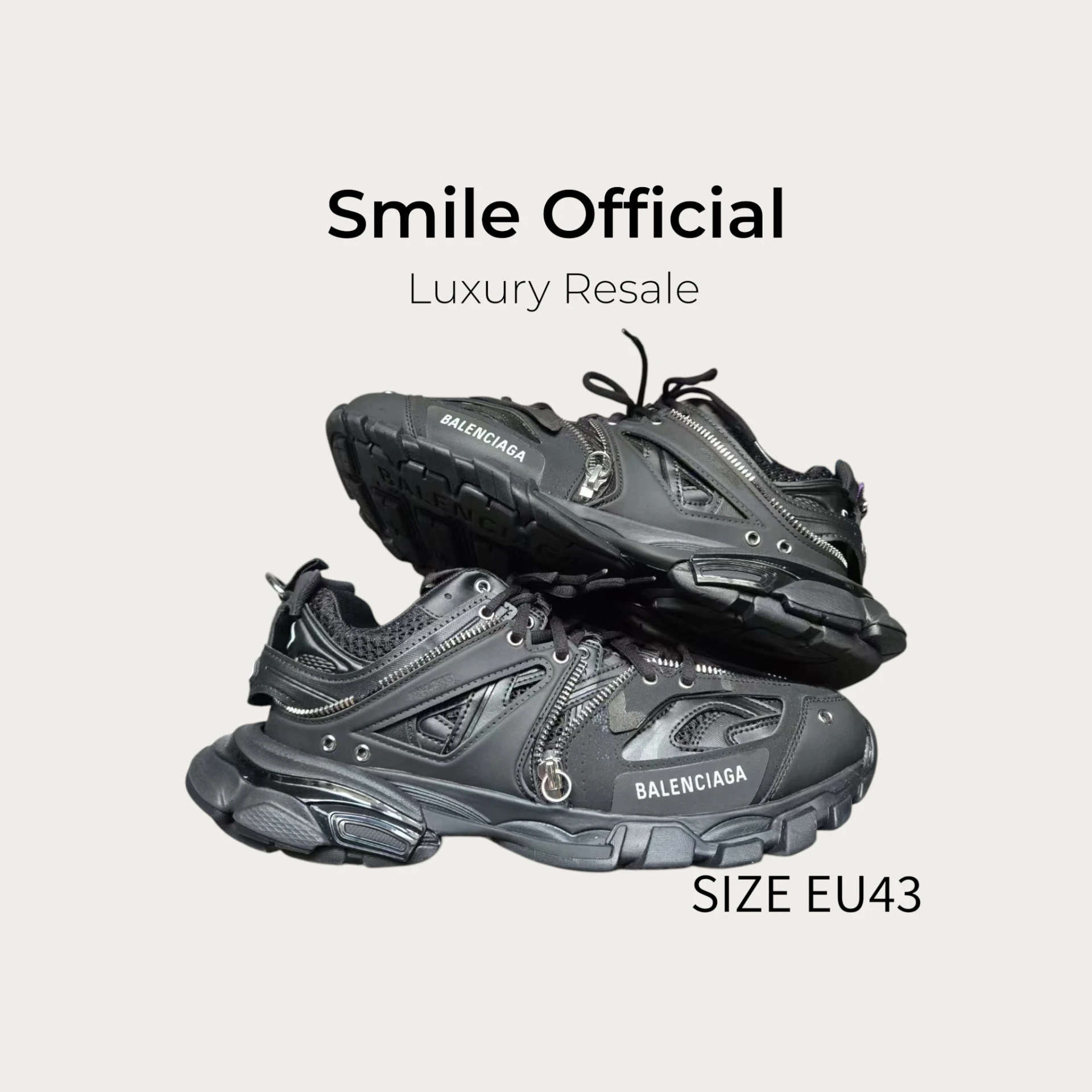 [SMILE] 巴黎世家BALENCIAGA TRACK 拉鏈鐵環