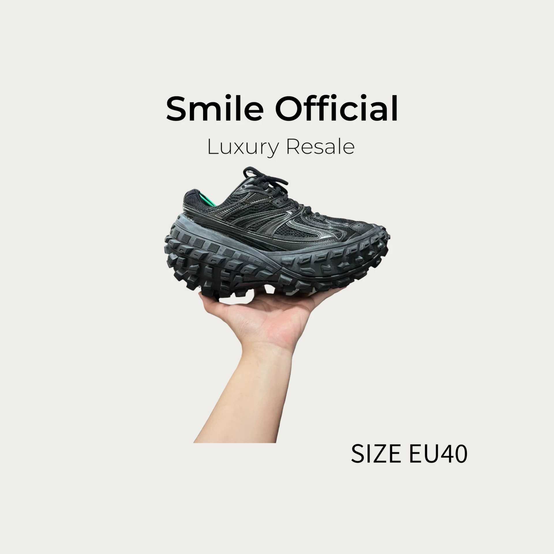 [SMILE] BALENCIAGA 巴黎世家 輪胎鞋 黑色