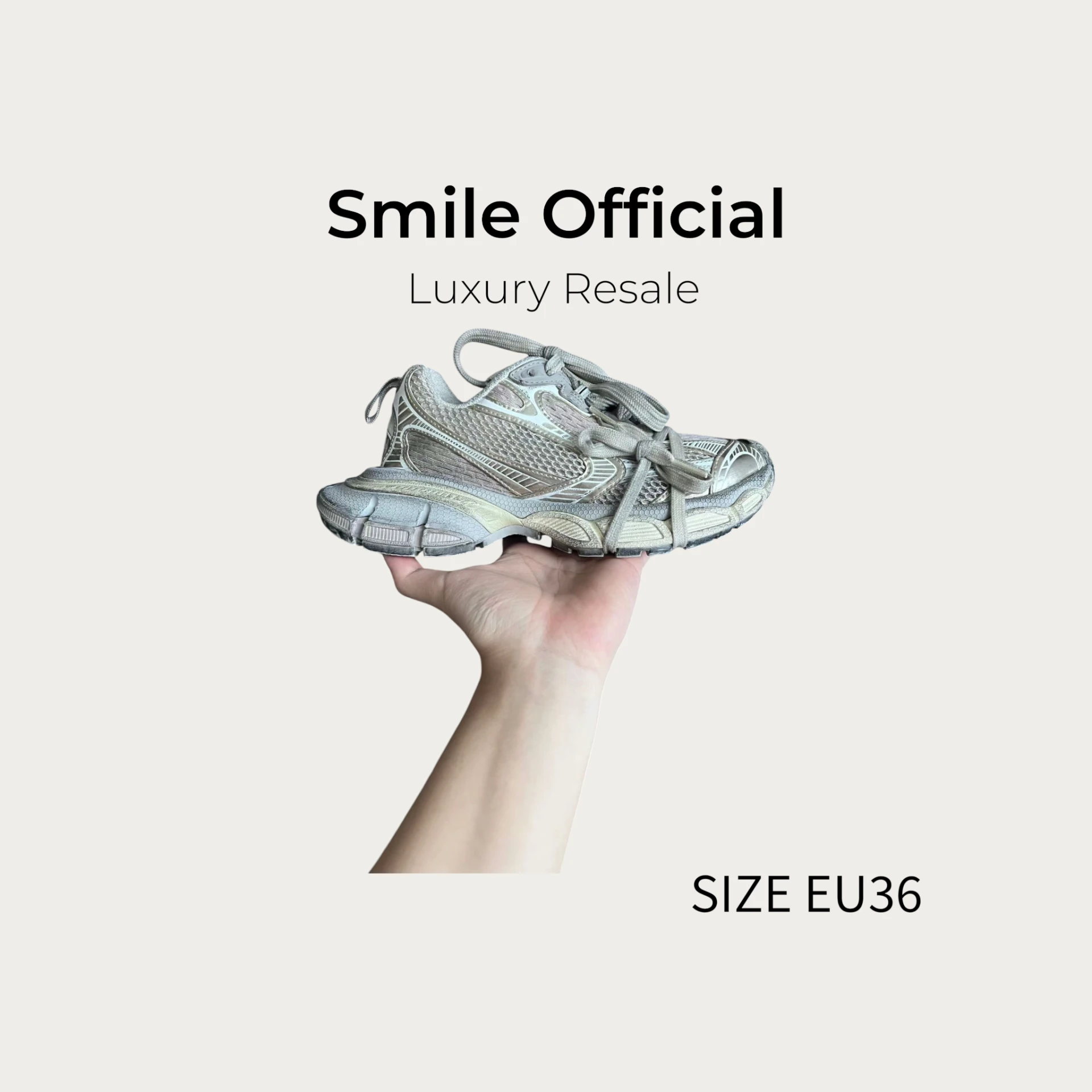 [SMILE] BALENCIAGA 巴黎世家 3xl 米色
