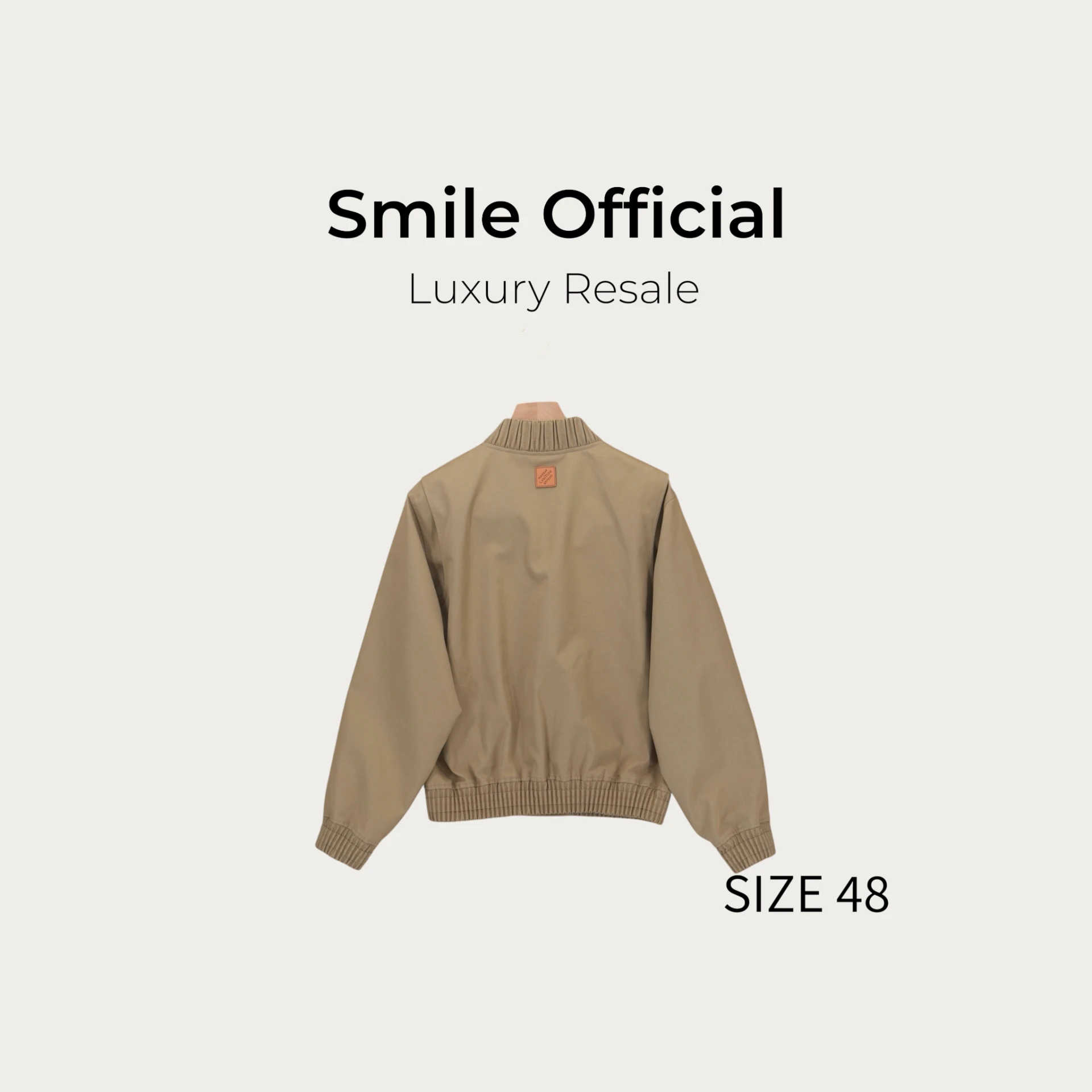 [SMILE] Louis Vuitton 菲董系列刺繡珍珠紐扣棒球夾克