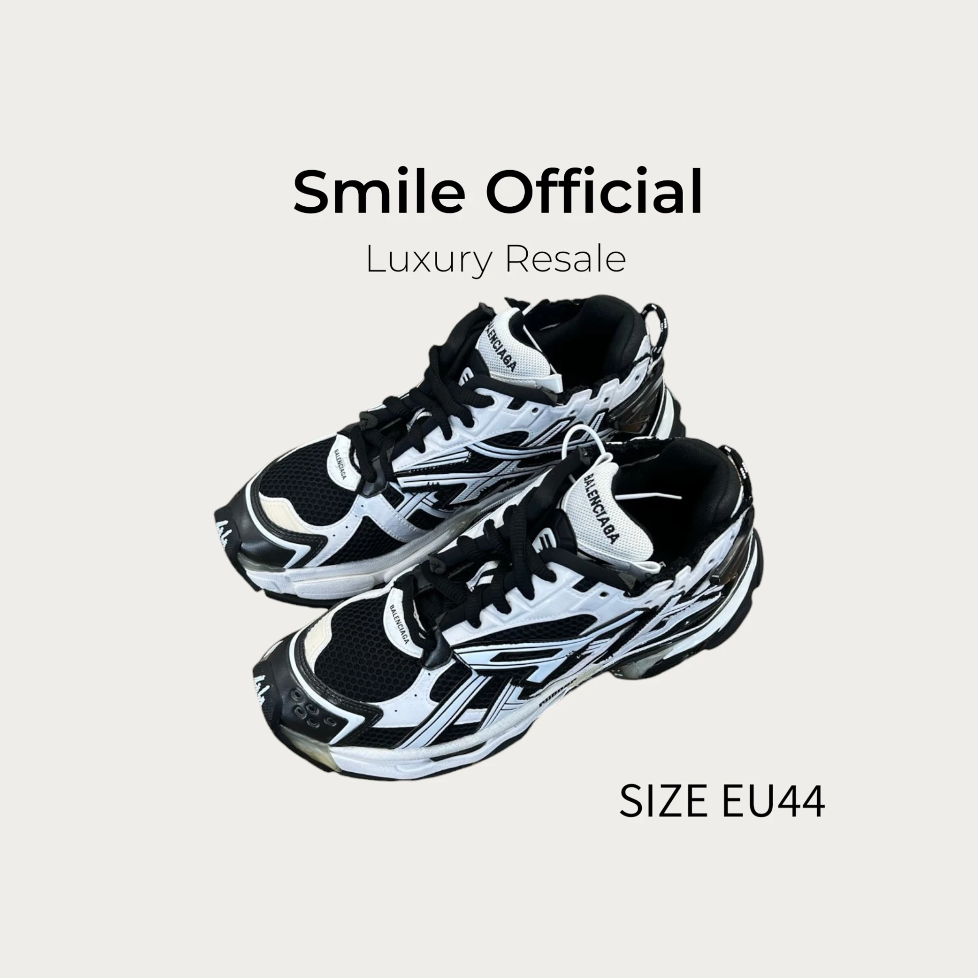 [SMILE] Balenciaga 巴黎世家runner黑白