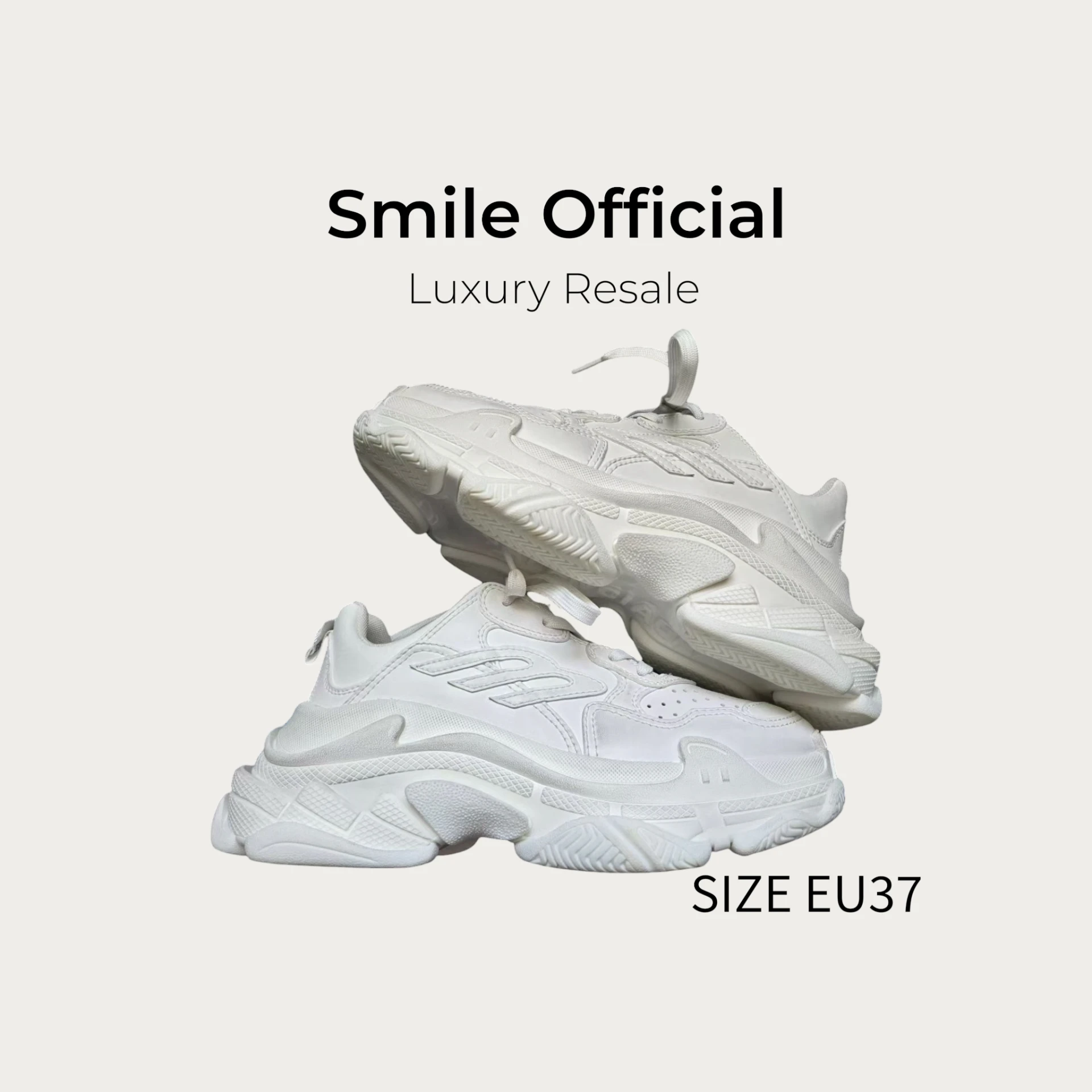 [SMILE] 巴黎世家BALENCIAGA TRIPLE S 白3B 老爹鞋