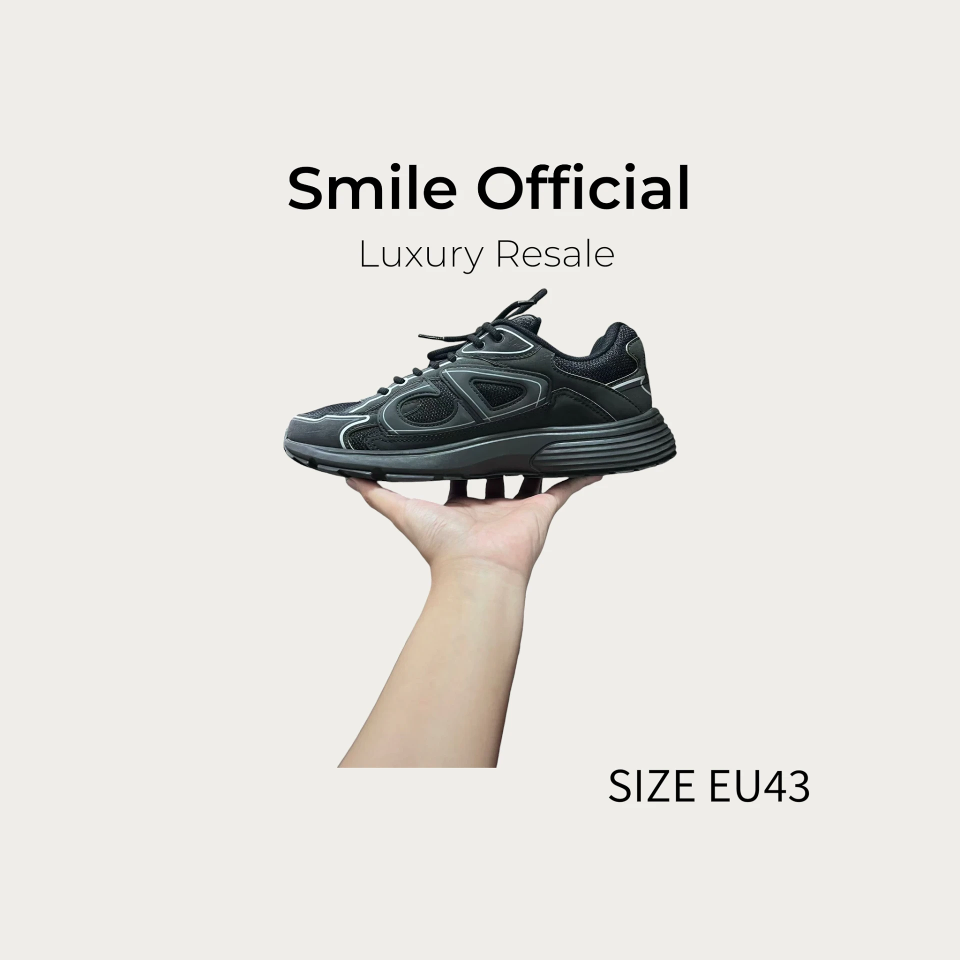 [SMILE]dior b30 黑色 休閒鞋