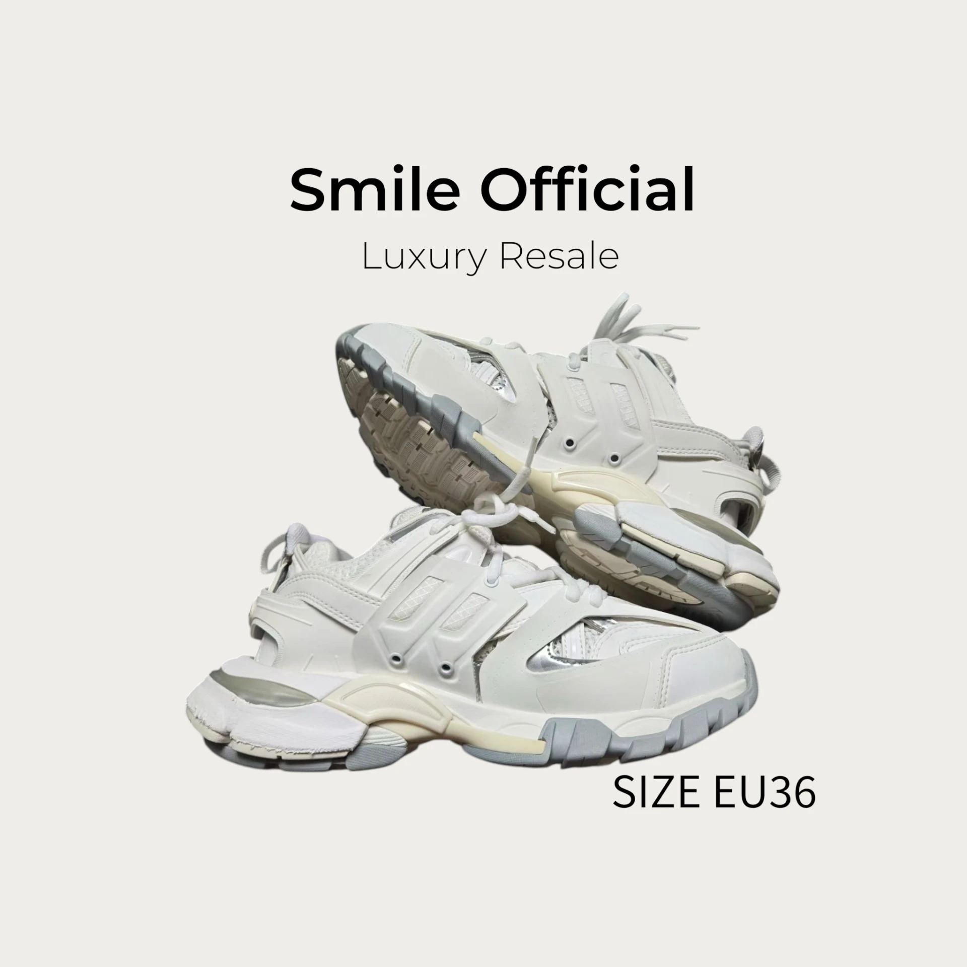 [SMILE] 巴黎世家BALENCIAGA TRACK 灰白