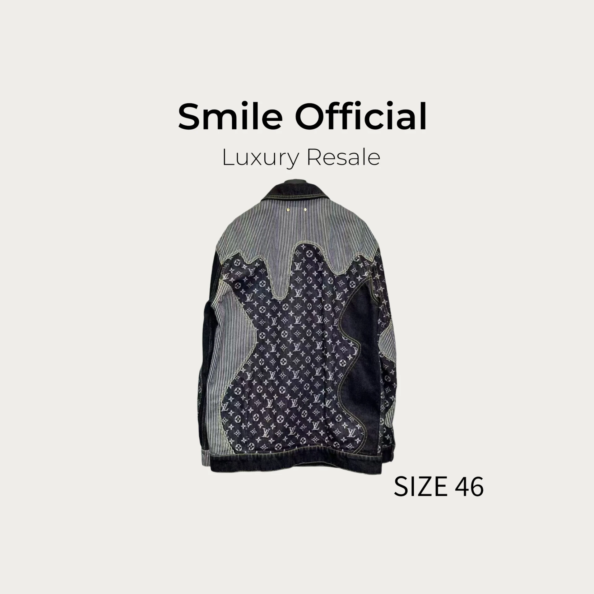 [SMILE] Louis Vuitton Lv Nigo滿logo牛仔外套