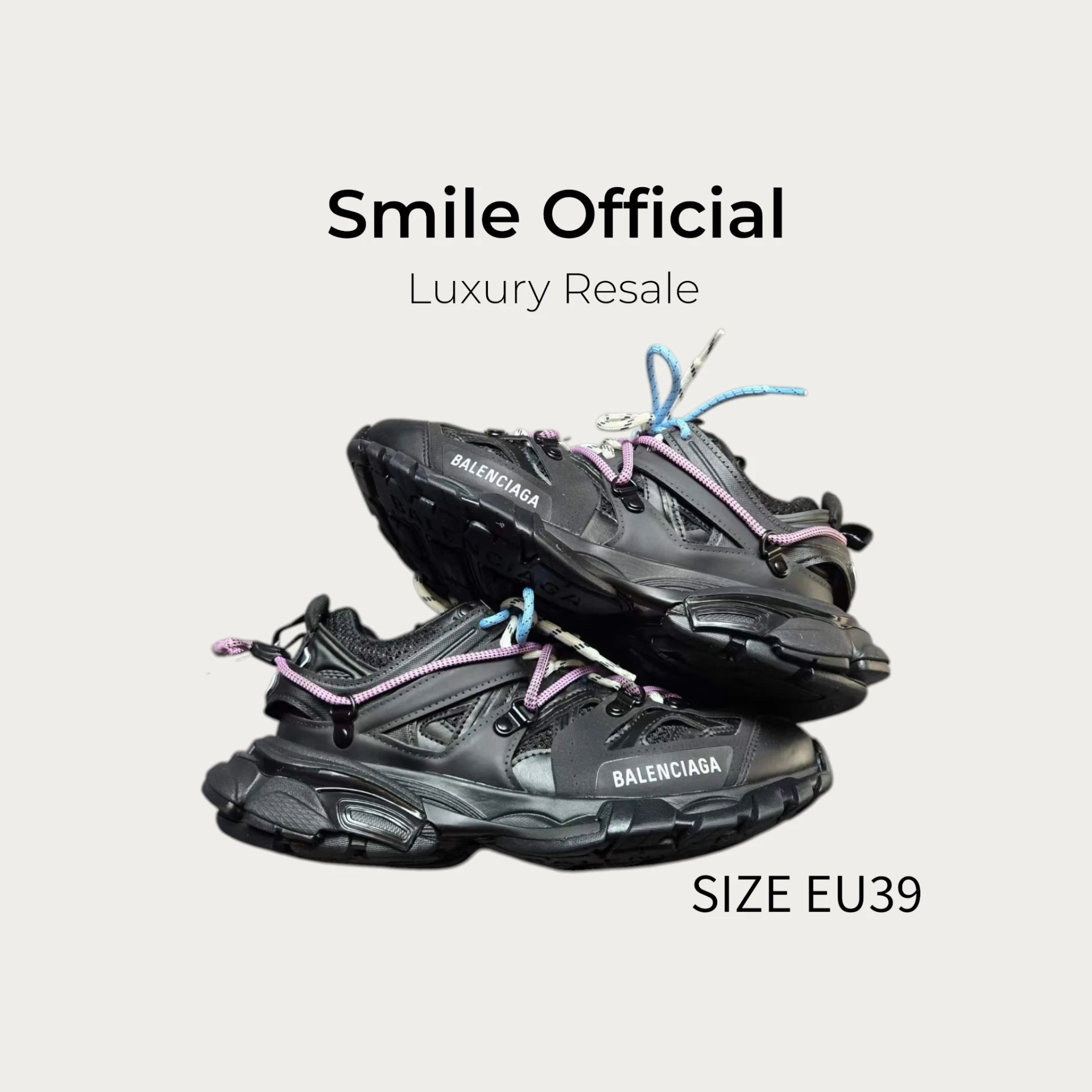 [SMILE] 巴黎世家BALENCIAGA TRACK TRAIL 黑