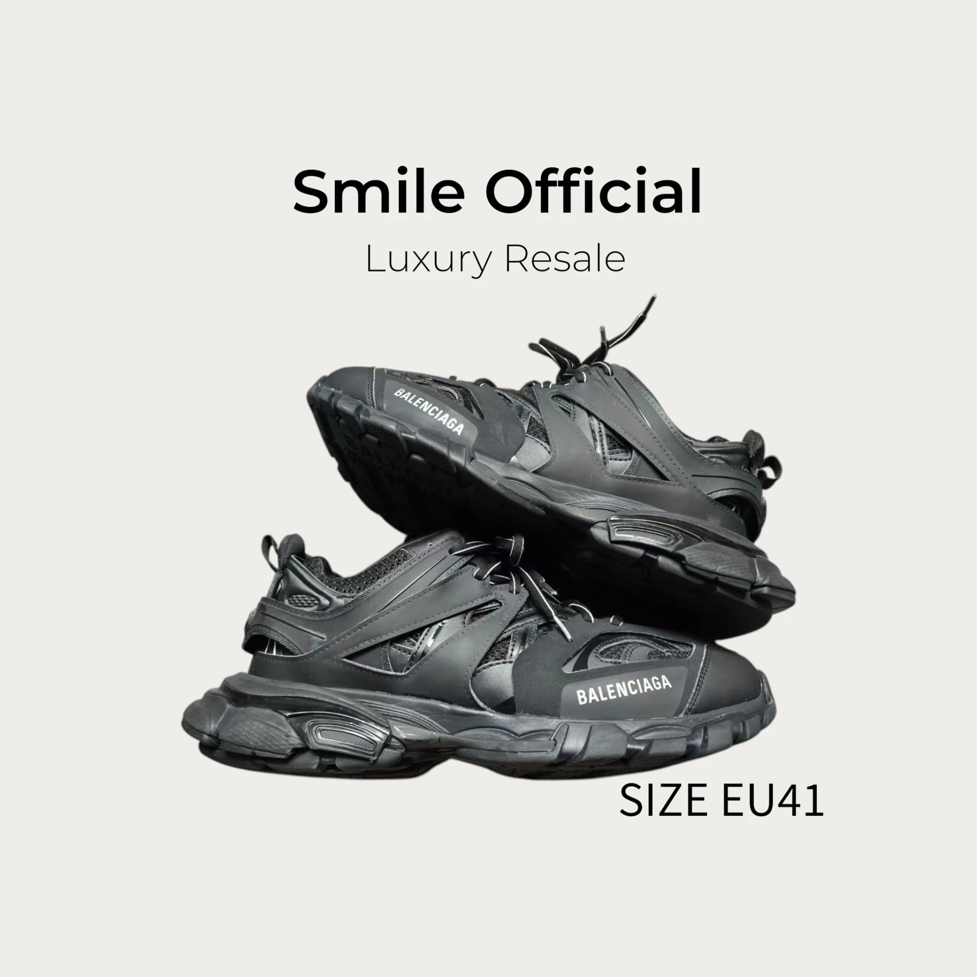 [SMILE] 巴黎世家BALENCIAGA TRACK 黑