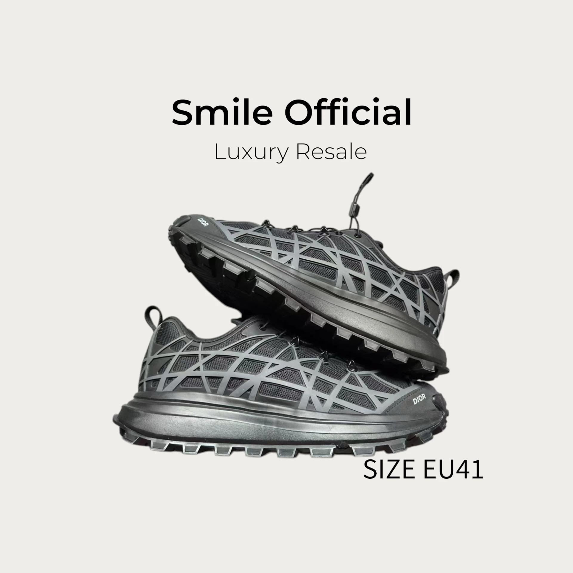 [SMILE] DIOR B31 黑 騰格紋休閒鞋