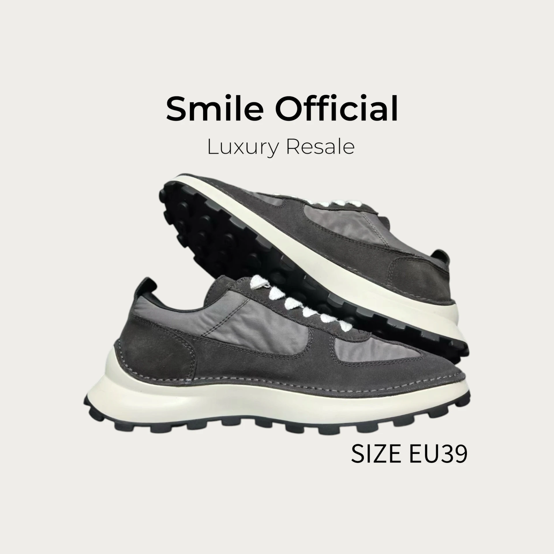 [SMILE] DIOR SQUASH 黑灰運動鞋