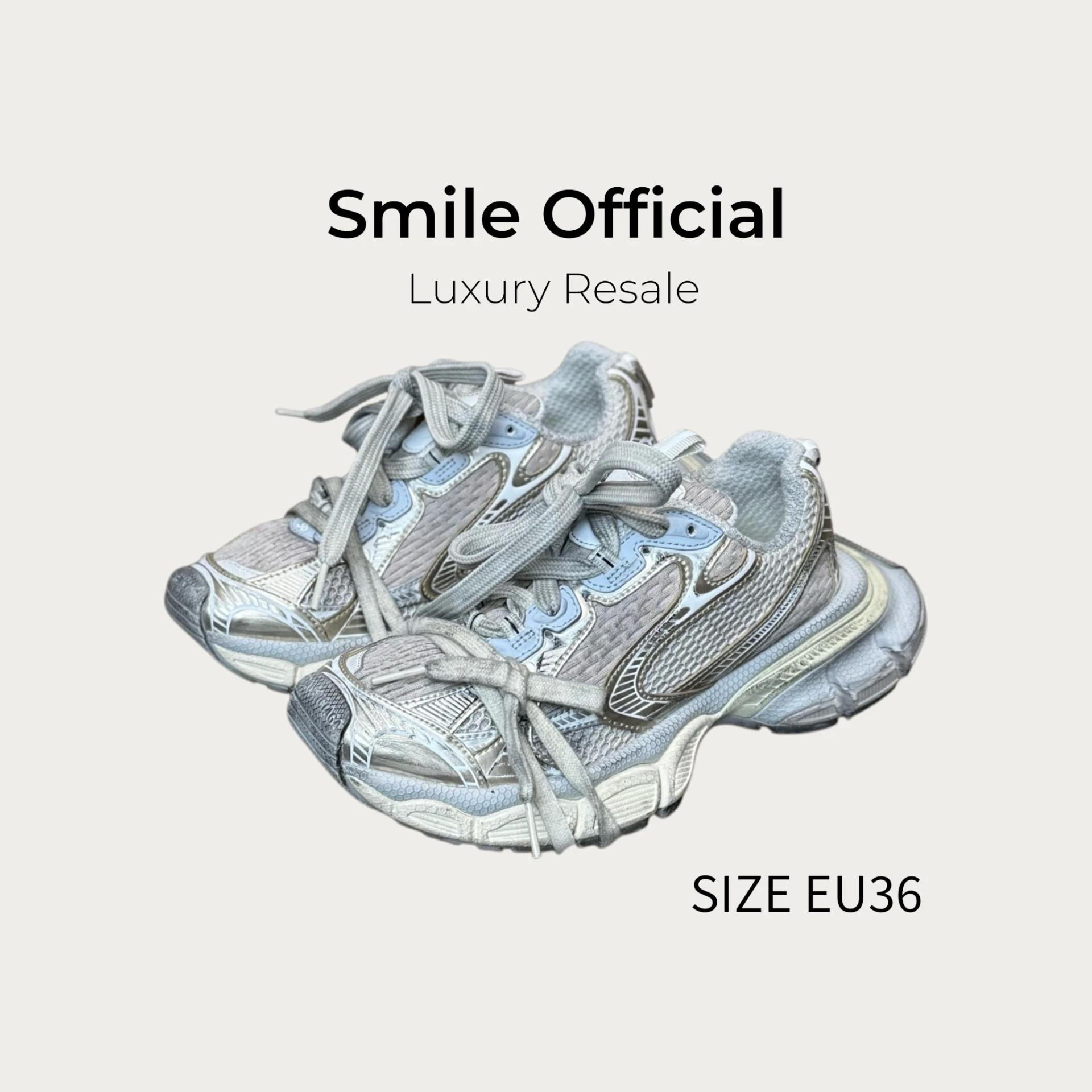 [SMILE] 巴黎世家Balenciaga 3XL 米色