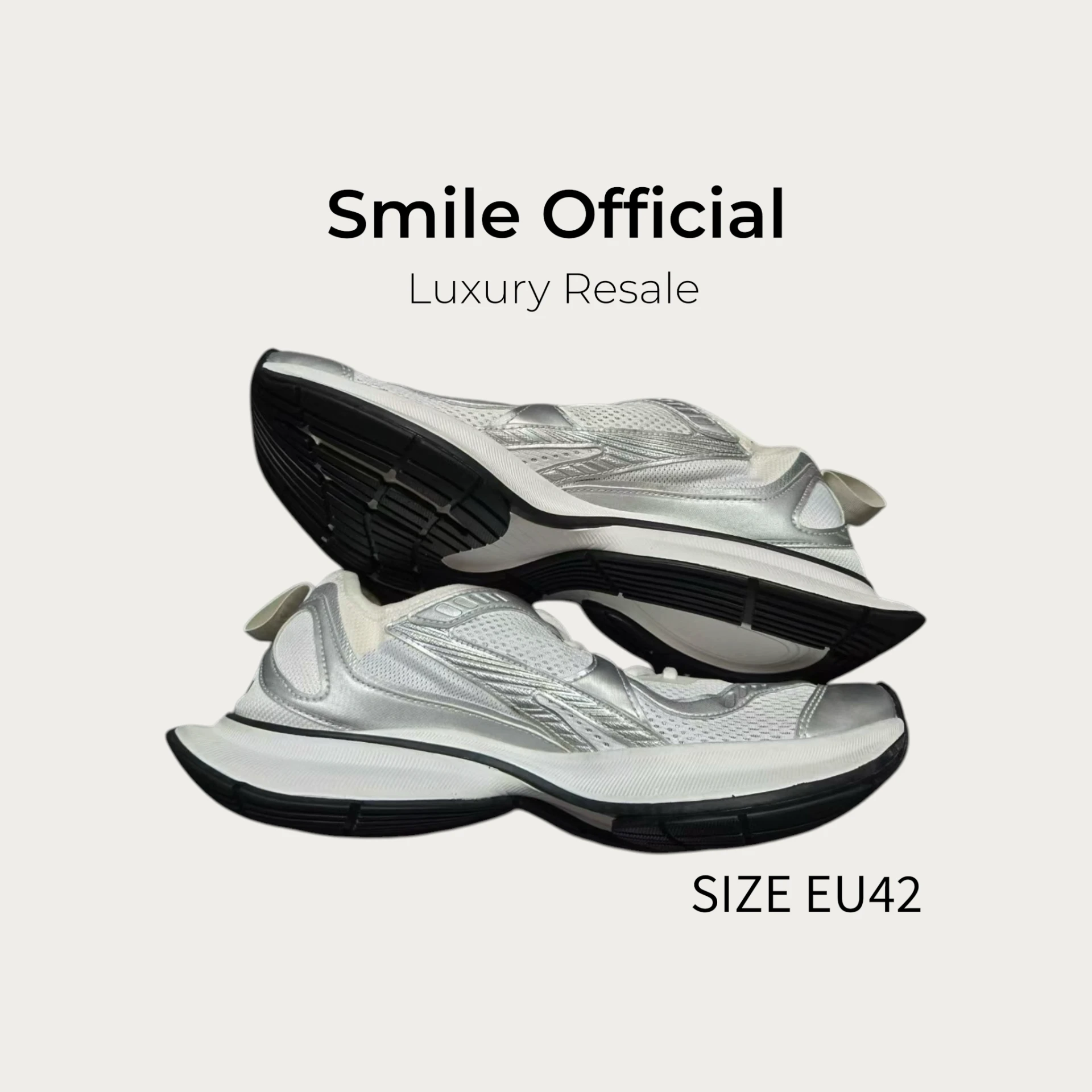 [SMILE] 巴黎世家BALENCIAGA CIRCUIT 灰白 休閒鞋