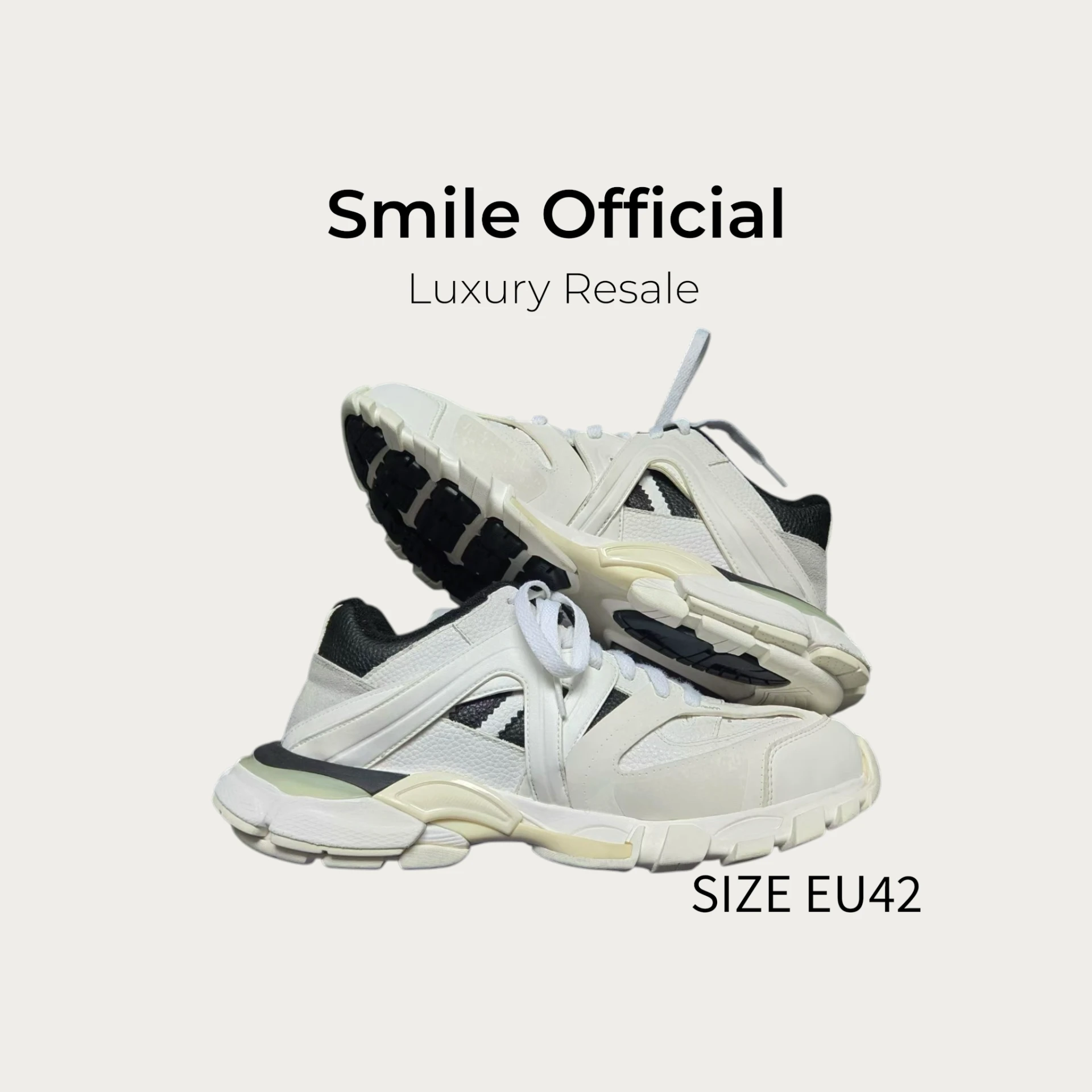 [SMILE] 巴黎世家BALENCIAGA ADIDAS聯名 TRACK 黑白