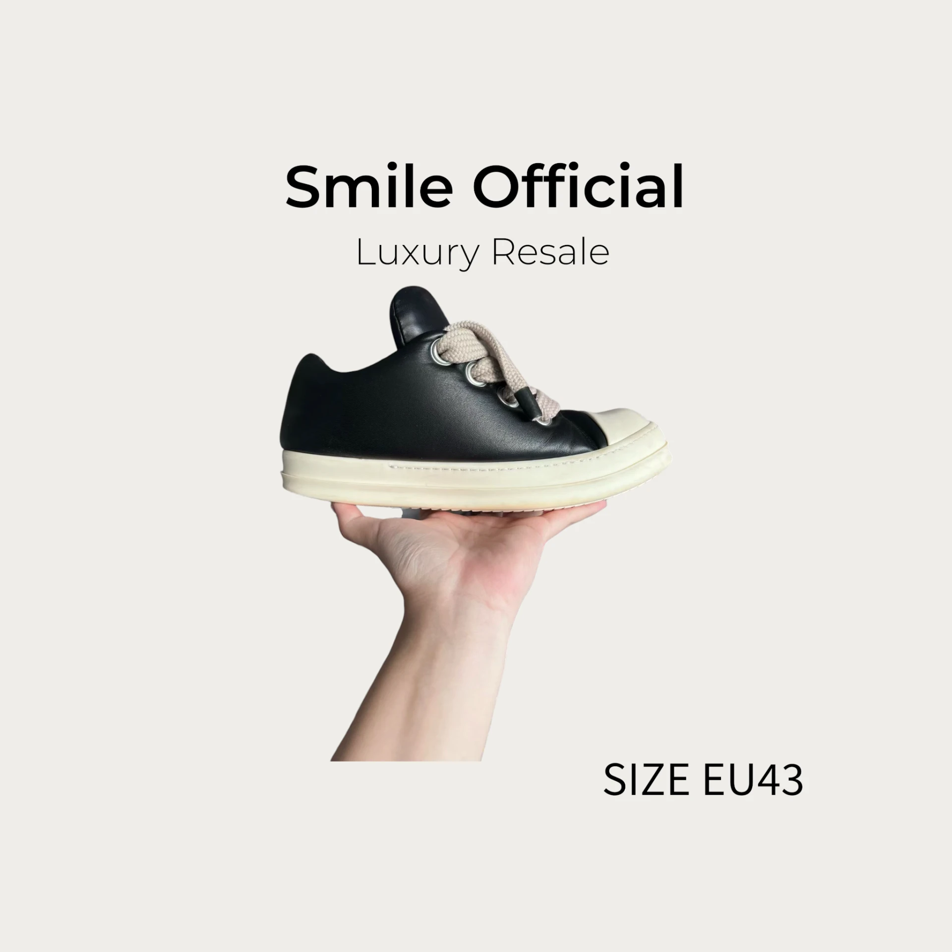 [SMILE] rickowens 胖丁 大匡威 主線 粗鞋帶