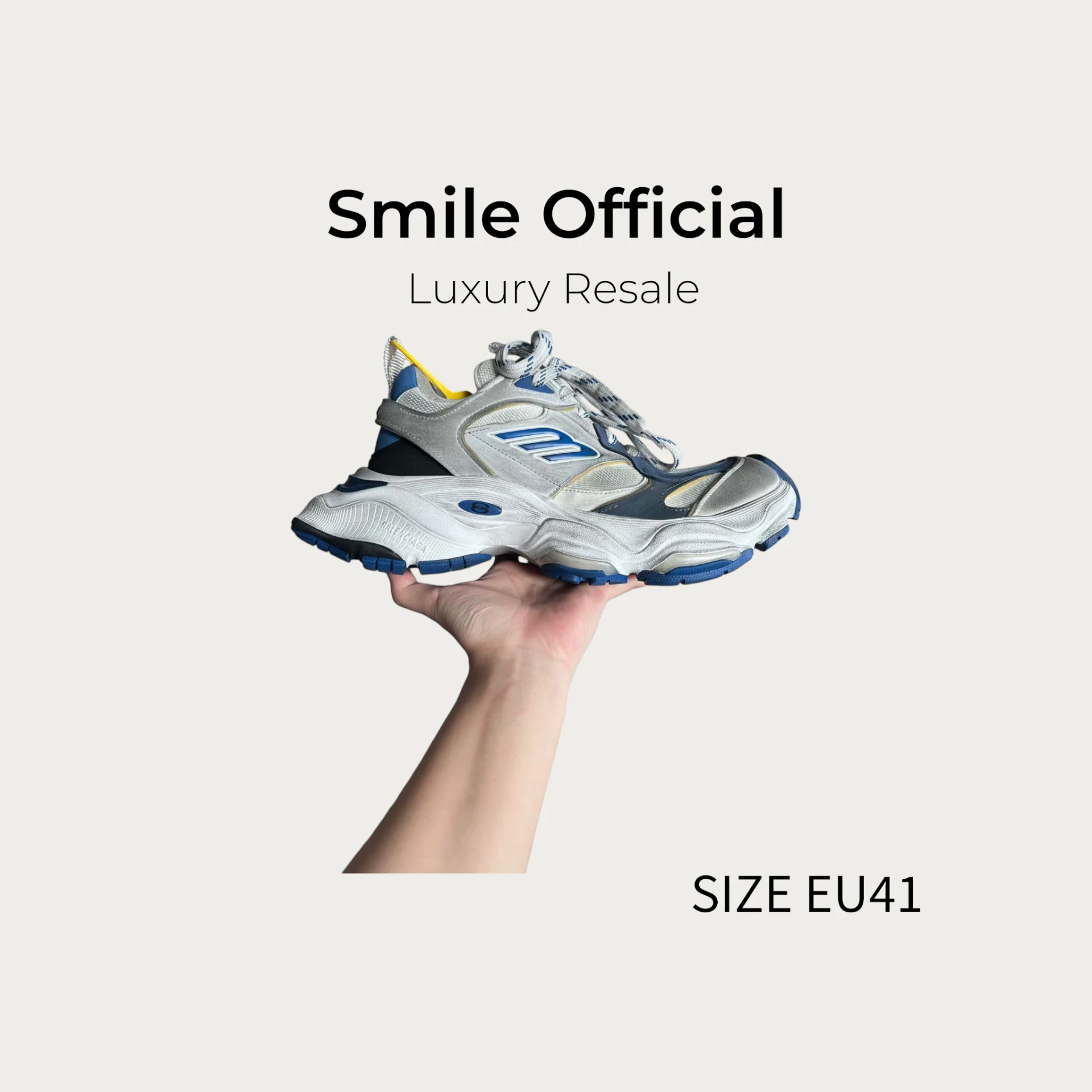 [SMILE] BALENCIAGA 巴黎世家 cargo 白藍