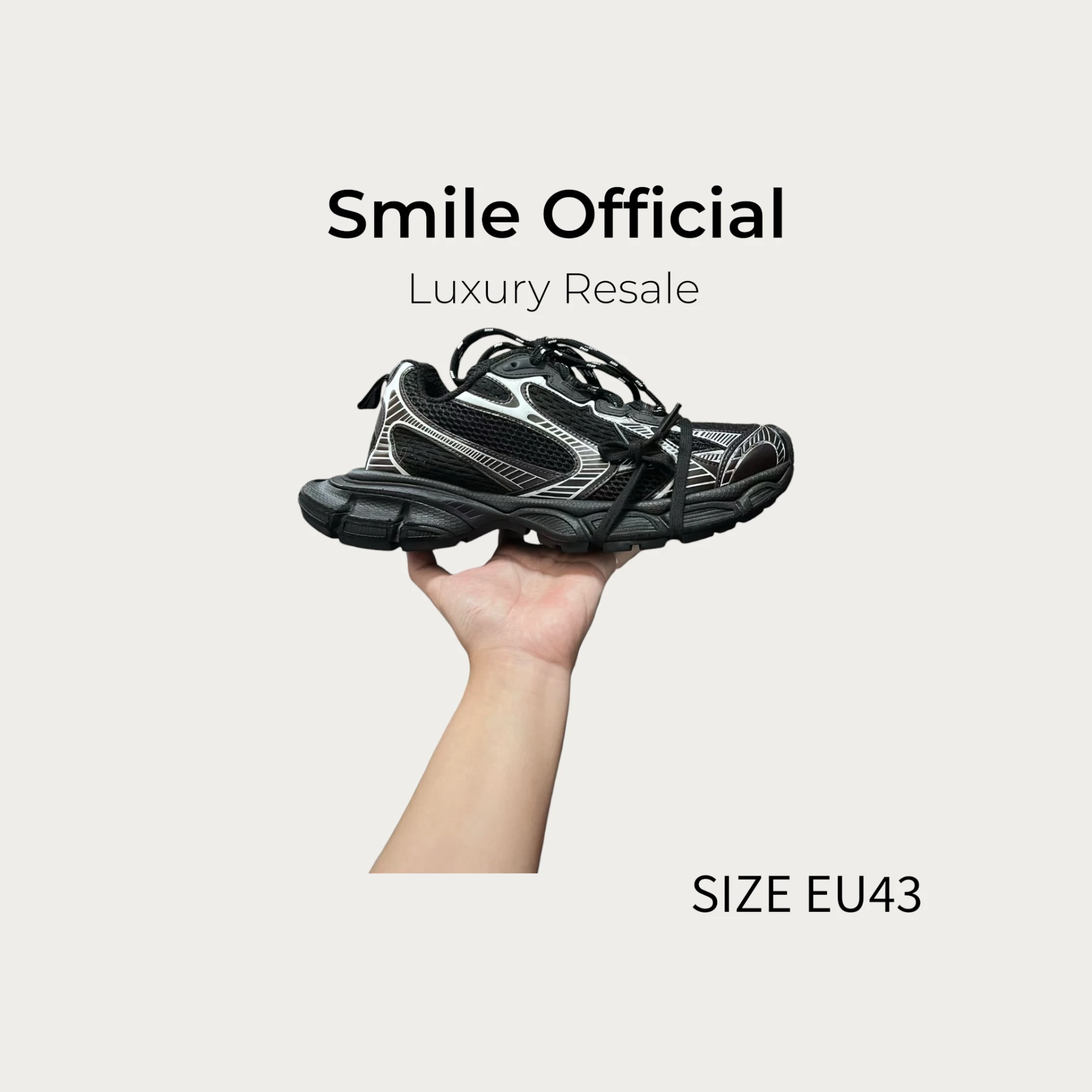 [SMILE] BALENCIAGA 巴黎世家 3xl 黑銀