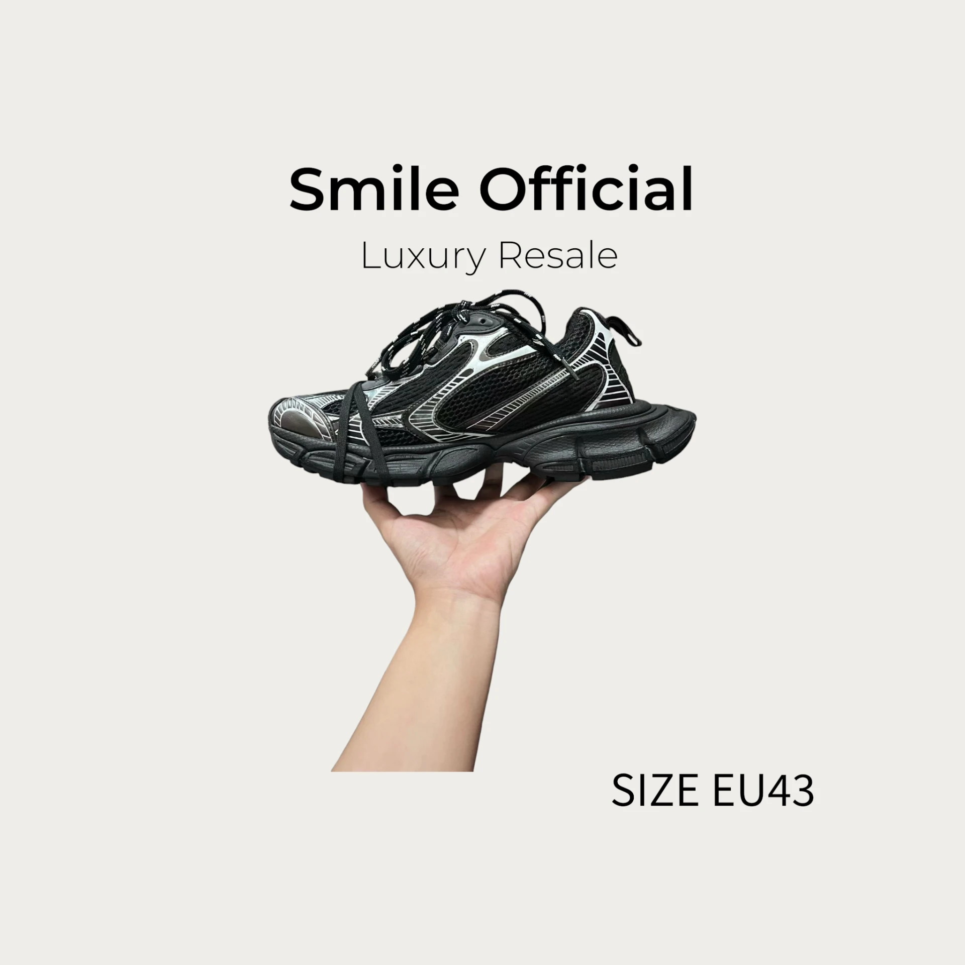 [SMILE] BALENCIAGA 巴黎世家 3xl 黑銀