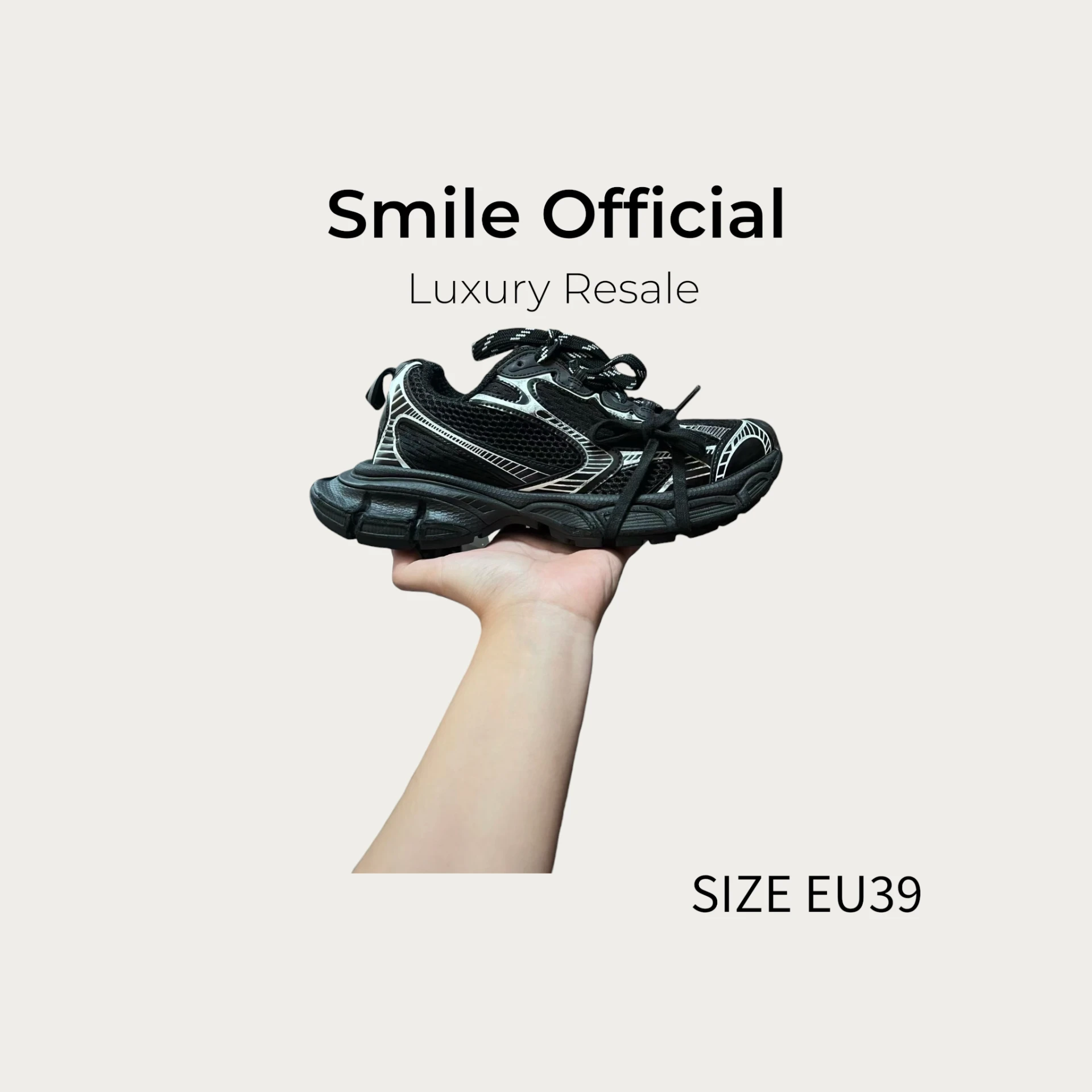 [SMILE] BALENCIAGA 巴黎世家 3xl 黑銀