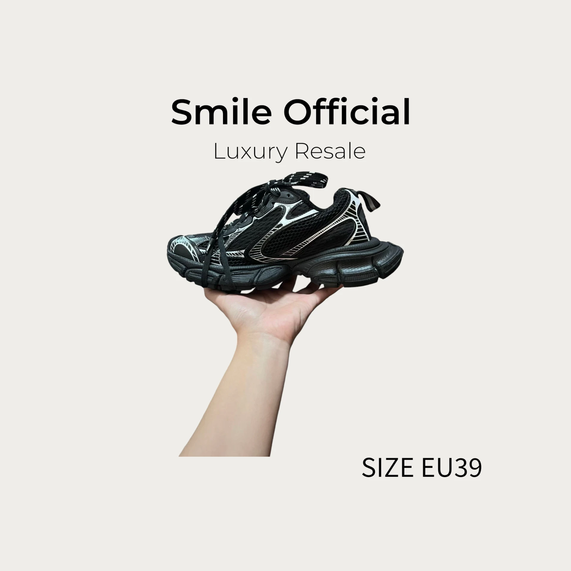 [SMILE] BALENCIAGA 巴黎世家 3xl 黑銀