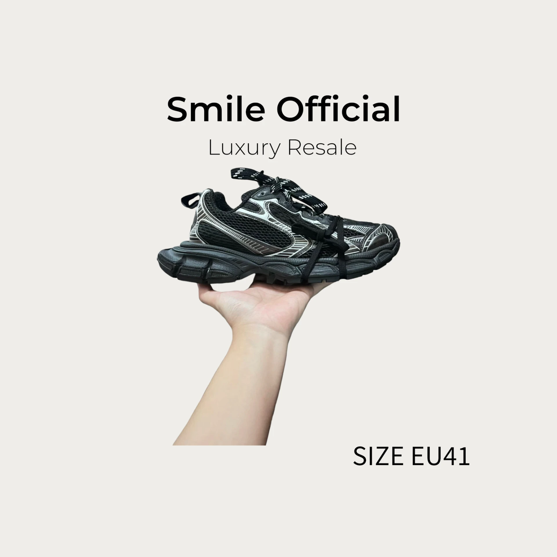 [SMILE] BALENCIAGA 巴黎世家 3xl 黑銀