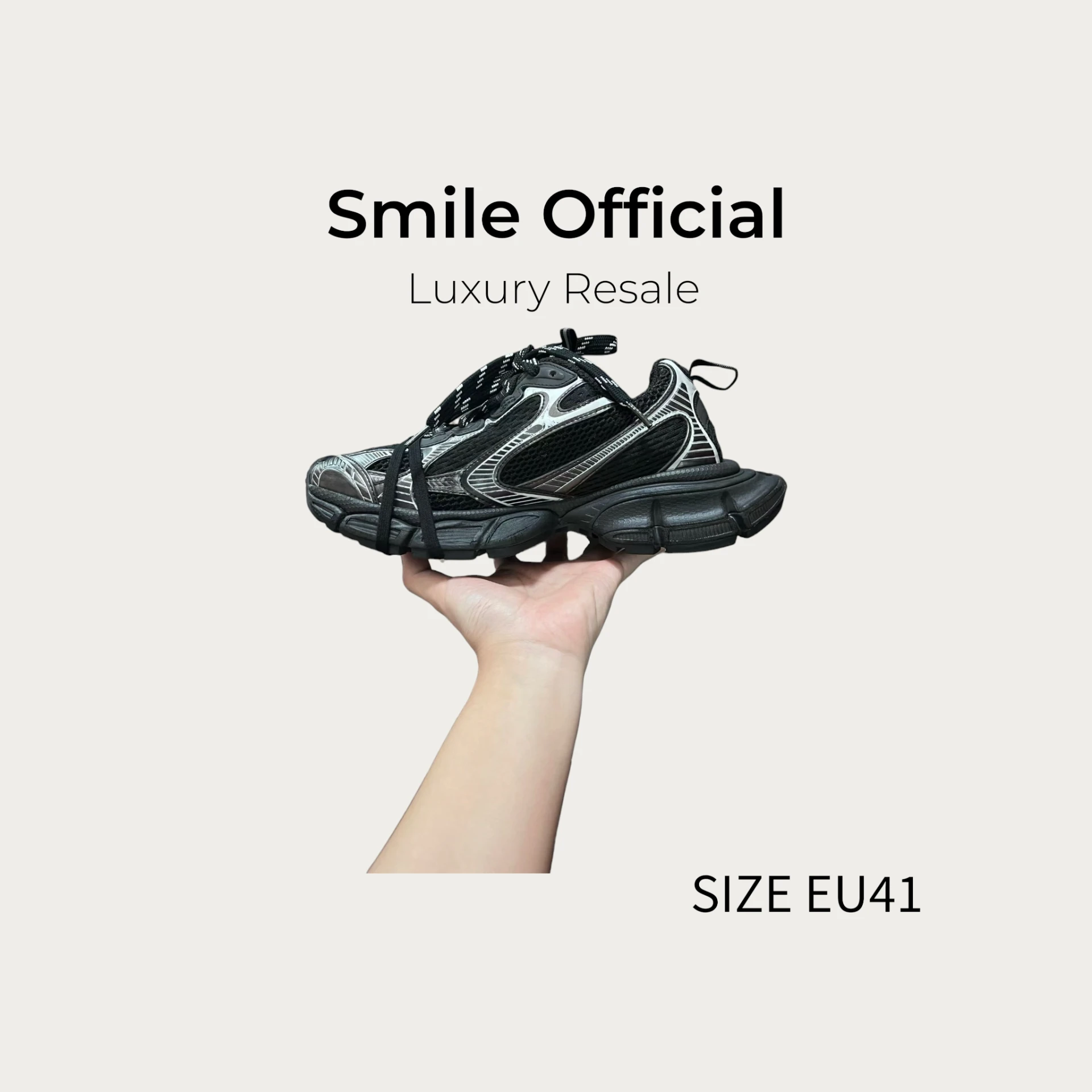 [SMILE] BALENCIAGA 巴黎世家 3xl 黑銀