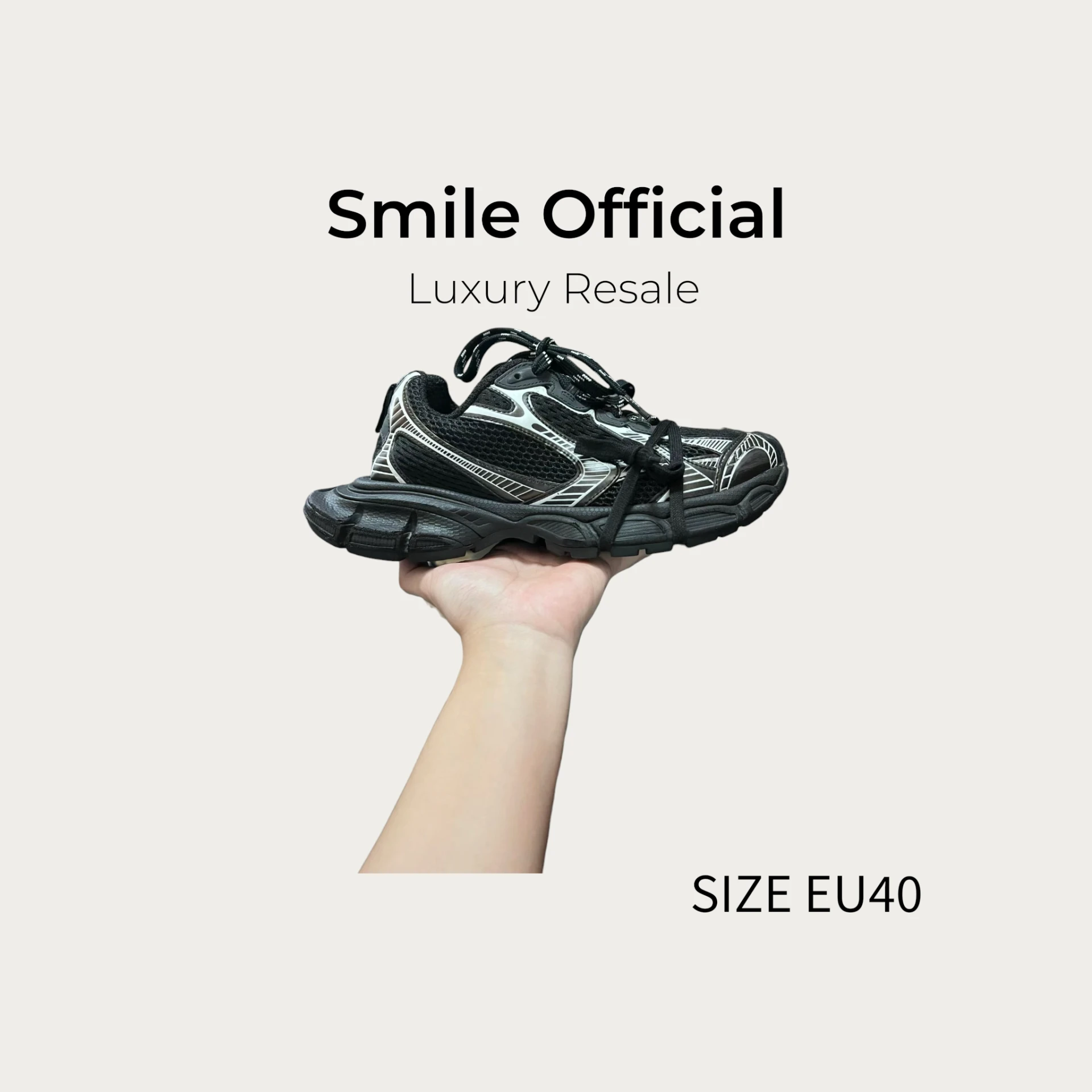 [SMILE] BALENCIAGA 巴黎世家 3xl 黑銀