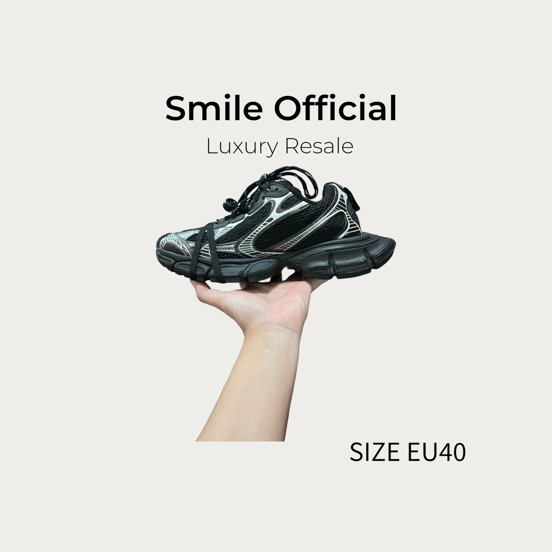 [SMILE] BALENCIAGA 巴黎世家 3xl 黑銀