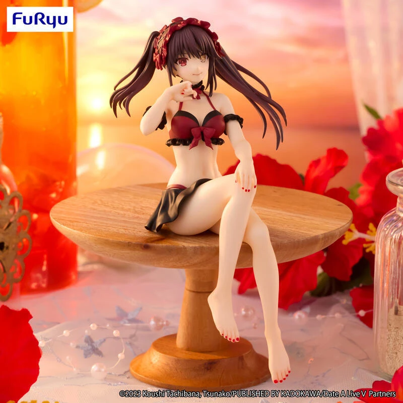 【現貨】FuRyu 景品 約會大作戰V 時崎狂三 泳衣Ver 泡麵蓋 杯麵蓋