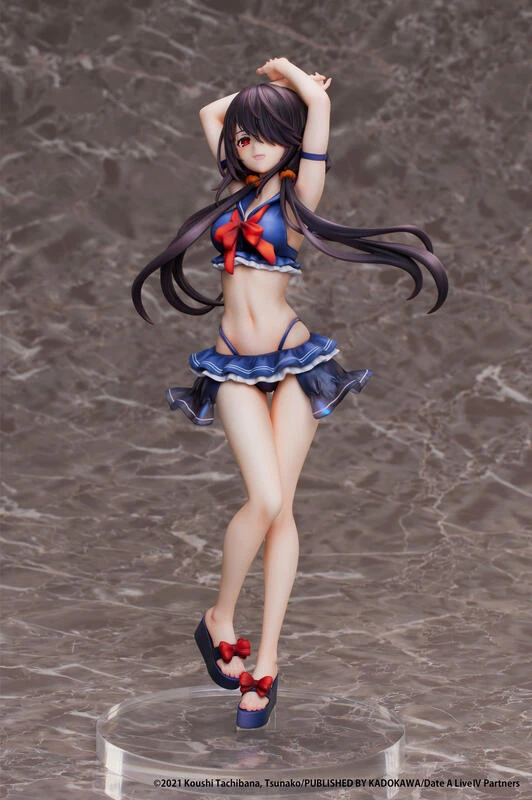 【現貨】elCOCO 約會大作戰 時崎狂三 水手服泳衣 1/7 PVC 完成品