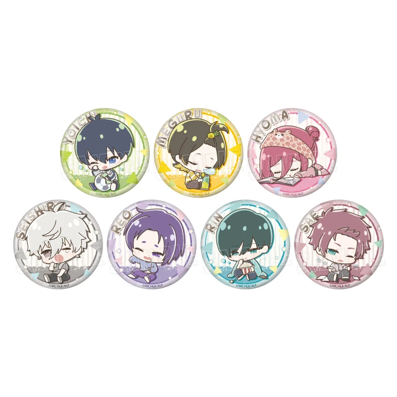 【現貨】NEO GATE 藍色監獄 打瞌睡 Q版胸章收藏集 徽章 中盒7入