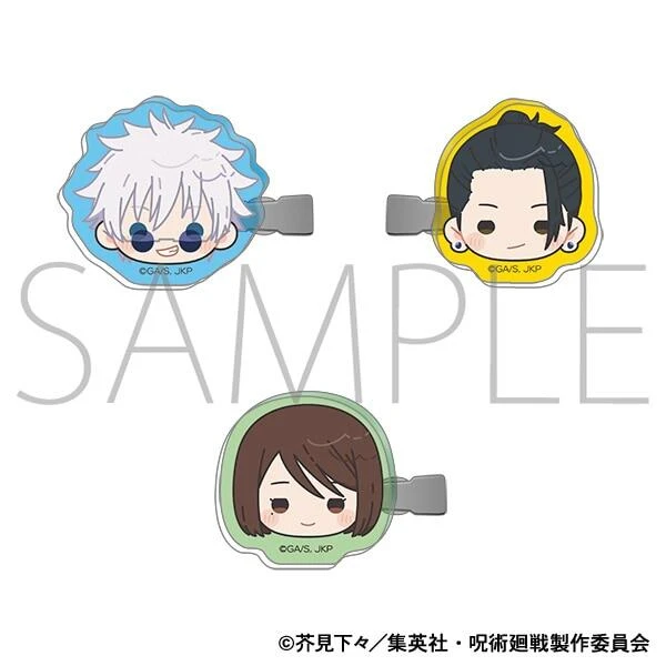 【現貨】Movic 咒術迴戰 懷玉·玉折 Q版大頭瀏海髮夾套組 五條悟&夏油傑&硝子